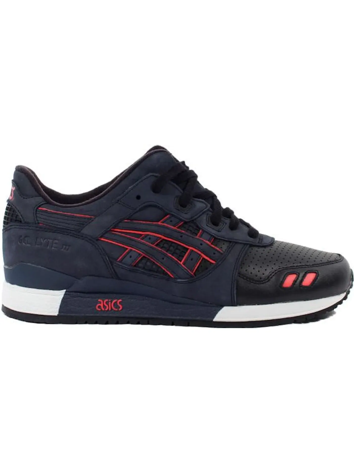 Мужские кроссовки с контрастными вставками ASICS Gel-Lyte III — изображение 1 из 1, черный