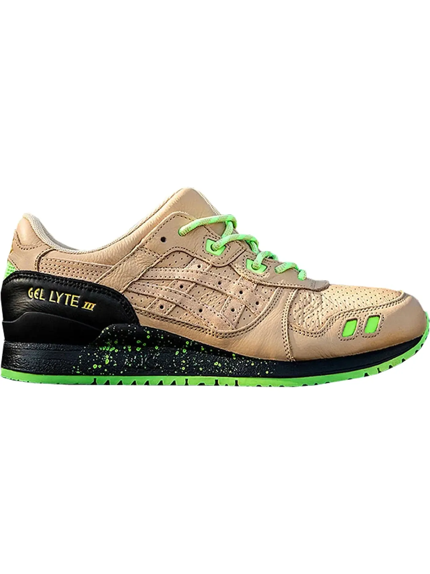 Мужские кроссовки Lifestyle ASICS Gel-Lyte III Sneaker Freaker Neurotoxic — изображение 1 из 2, бежевый/черный
