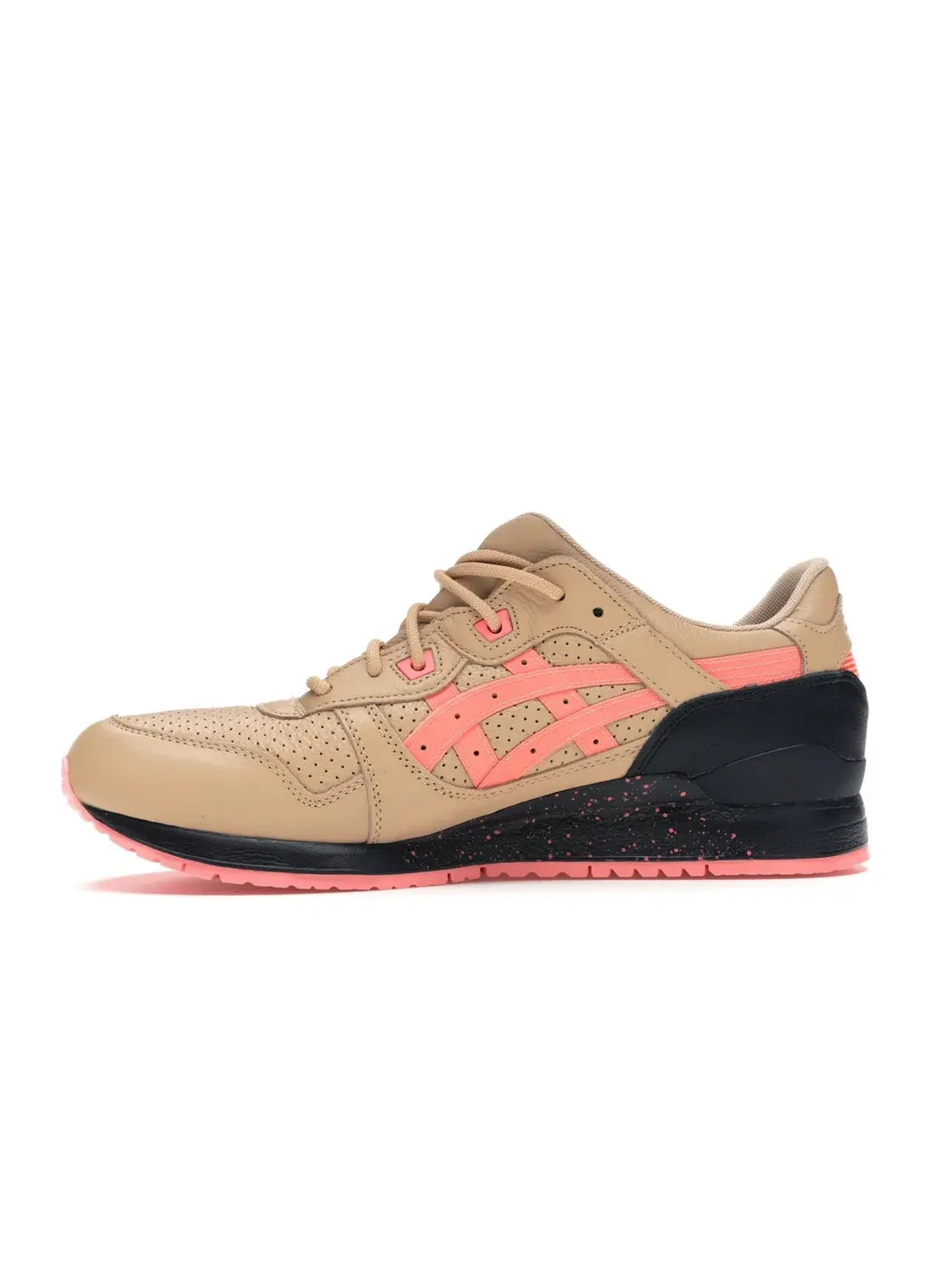 Мужские кроссовки Lifestyle с принтом ASICS Gel-Lyte III ASICS — изображение 3 из 4, бежевый розовый