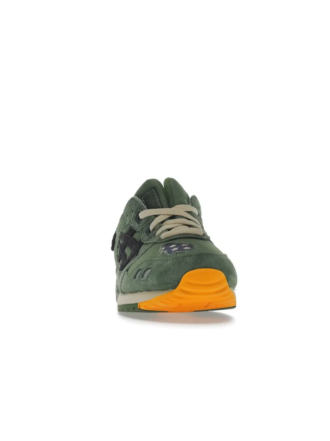 Мужские кроссовки с разделенным язычком ASICS Gel-Lyte III — изображение 2 из 4, зеленый/черный