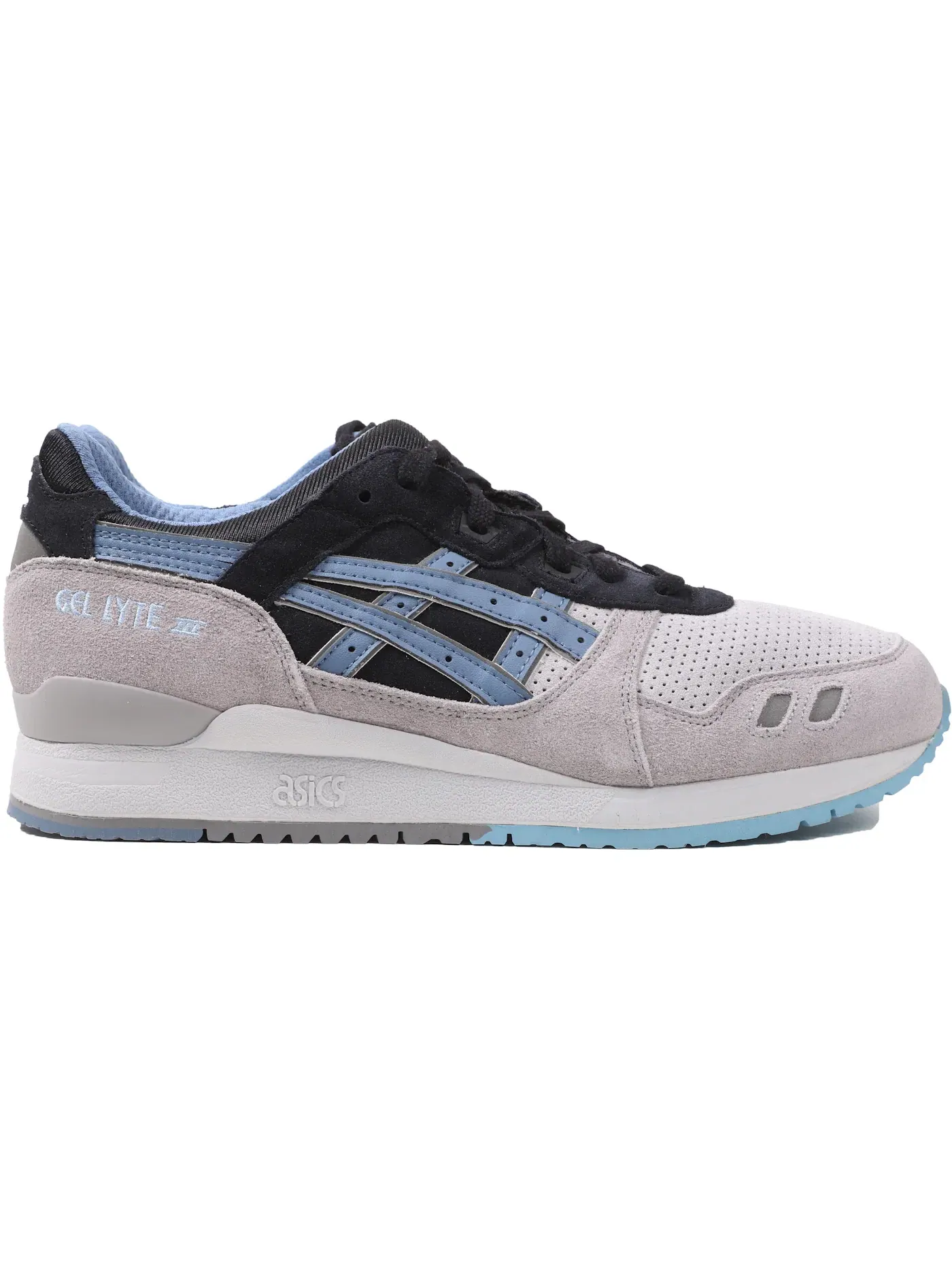 Мужские кроссовки с камуфляжным принтом ASICS Gel-Lyte III — изображение 1 из 1, светлый серый/синий