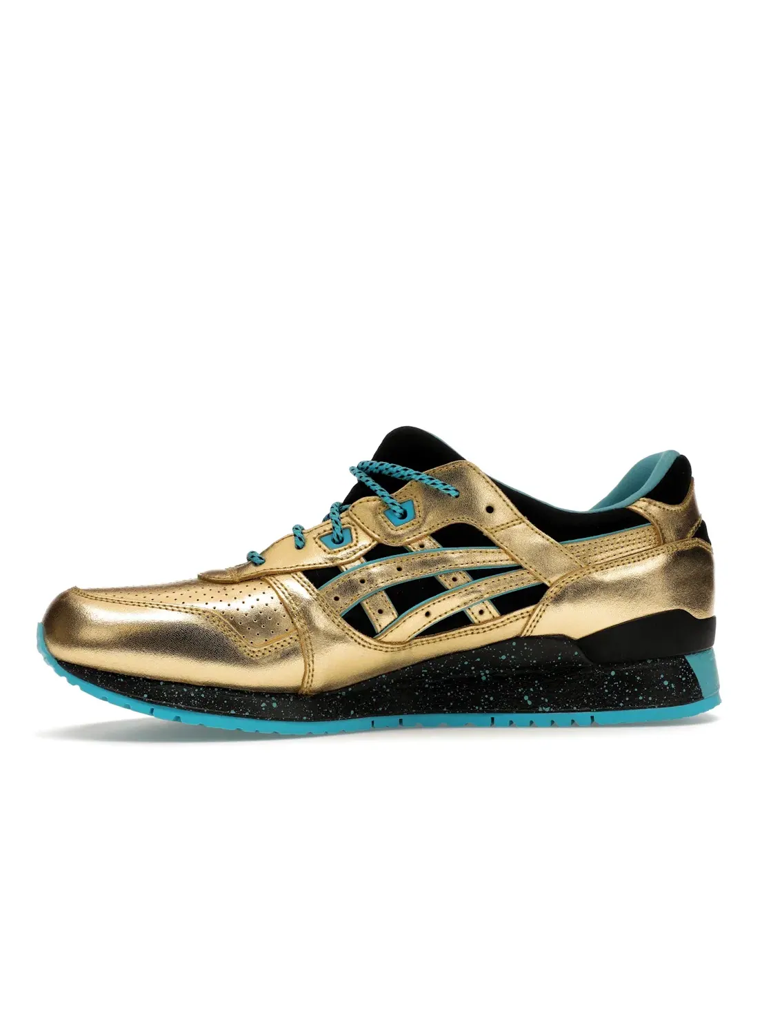 Мужские кроссовки Lifestyle с принтом ASICS Gel-Lyte III ASICS — изображение 3 из 4, золотистый/черный