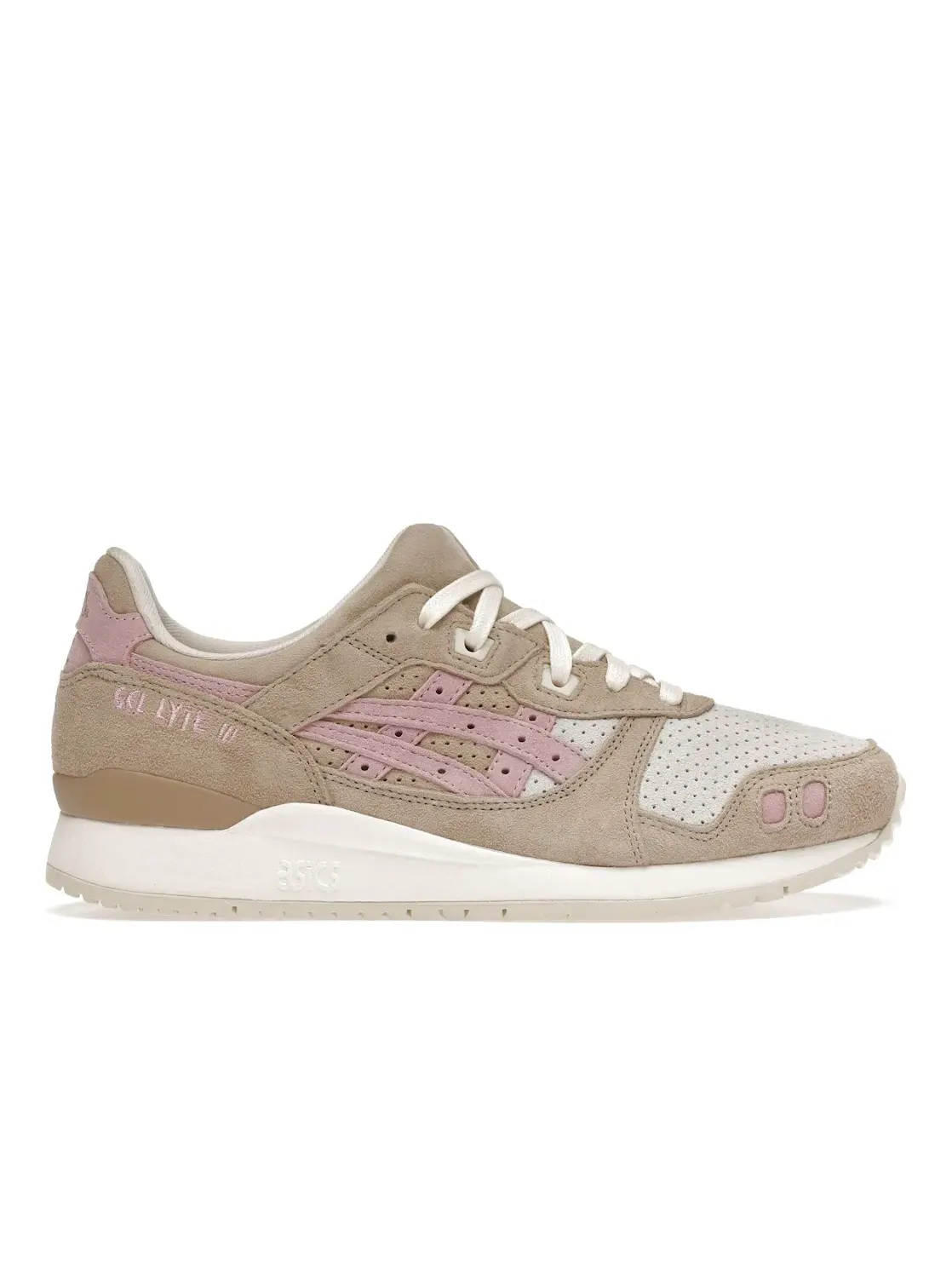 Мужские кроссовки Lifestyle с текстурой Wood Crepe ASICS Gel-Lyte III, Wood Crepe/Plum Blossom — изображение 1 из 4