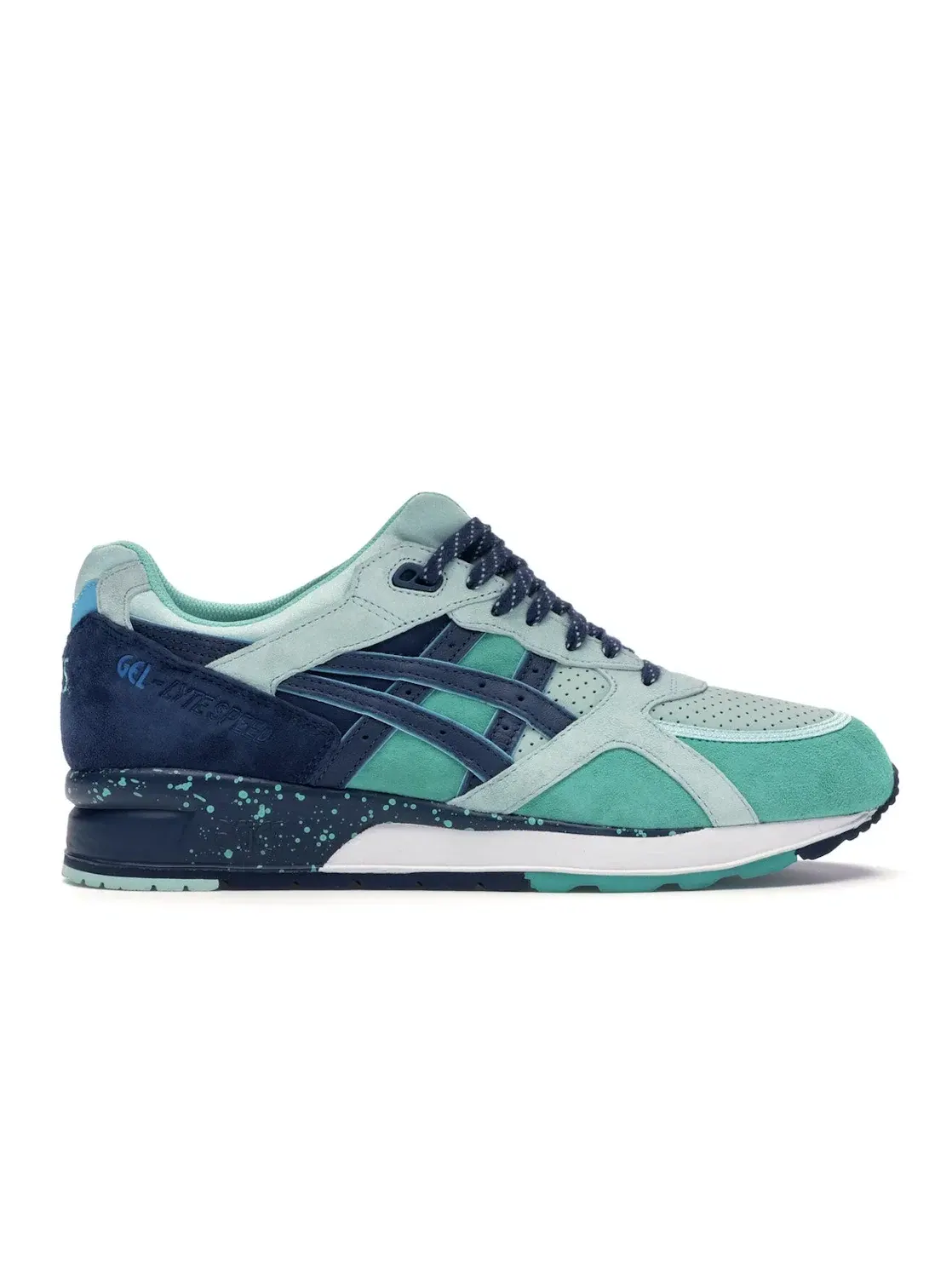 Мужские кроссовки на шнуровке ASICS Gel-Lyte Speed UBIQ Cool Breeze — изображение 1 из 4, серый-темно-синий