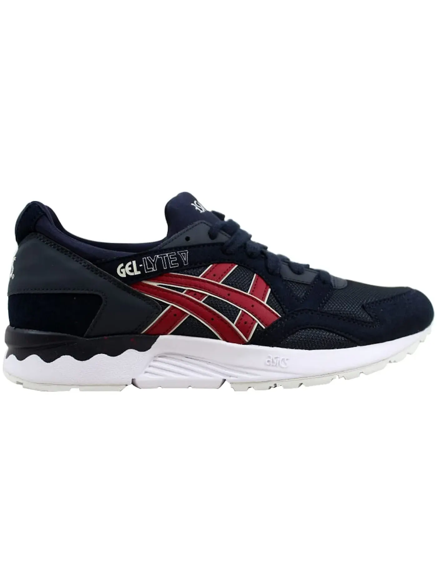Мужские кроссовки с замшевым верхом ASICS Gel-Lyte V ASICS — изображение 1 из 1, бордовый