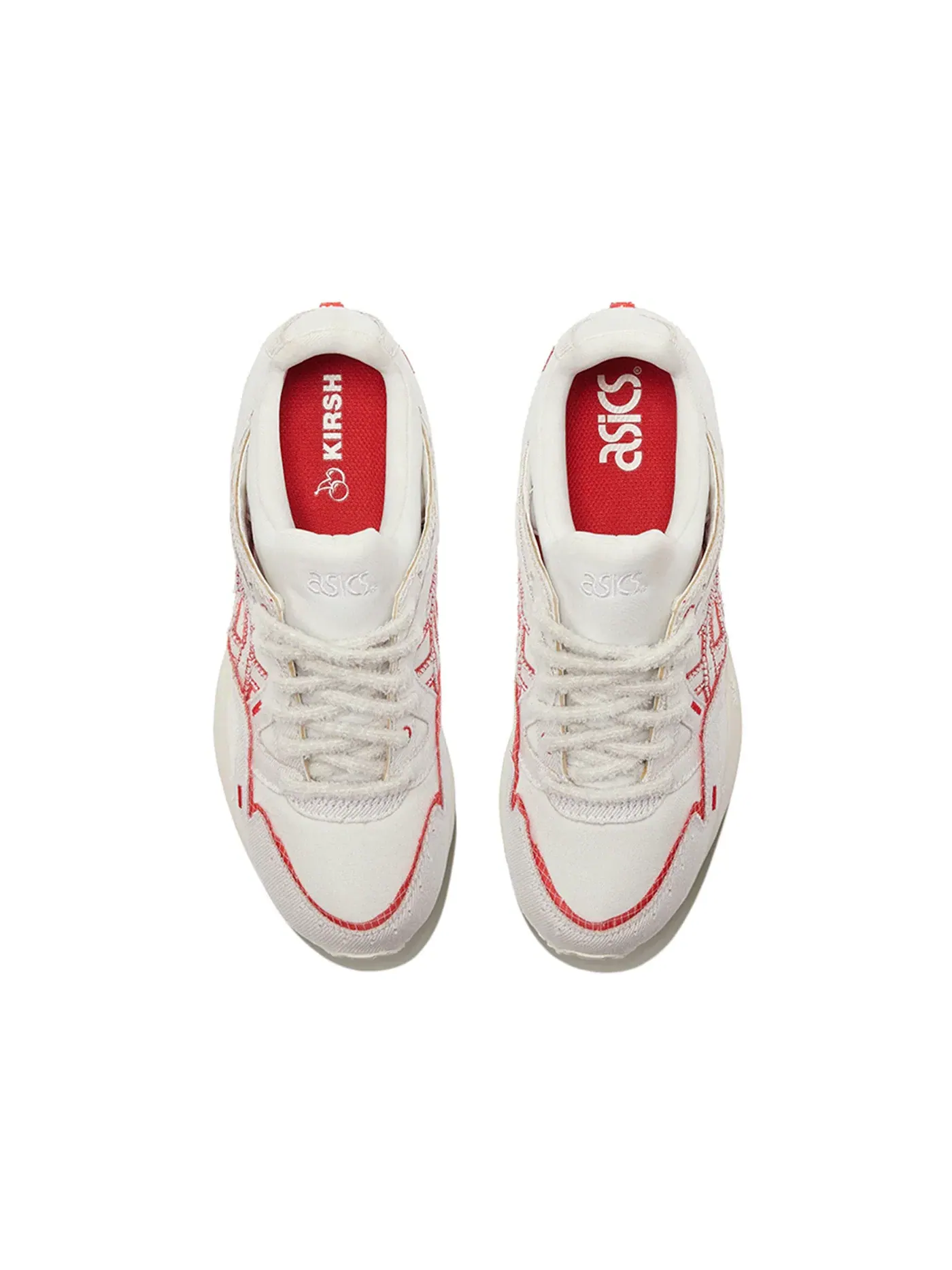 Мужские кроссовки Lifestyle ASICS Gel-Lyte V — изображение 3 из 4, кремовый/красный