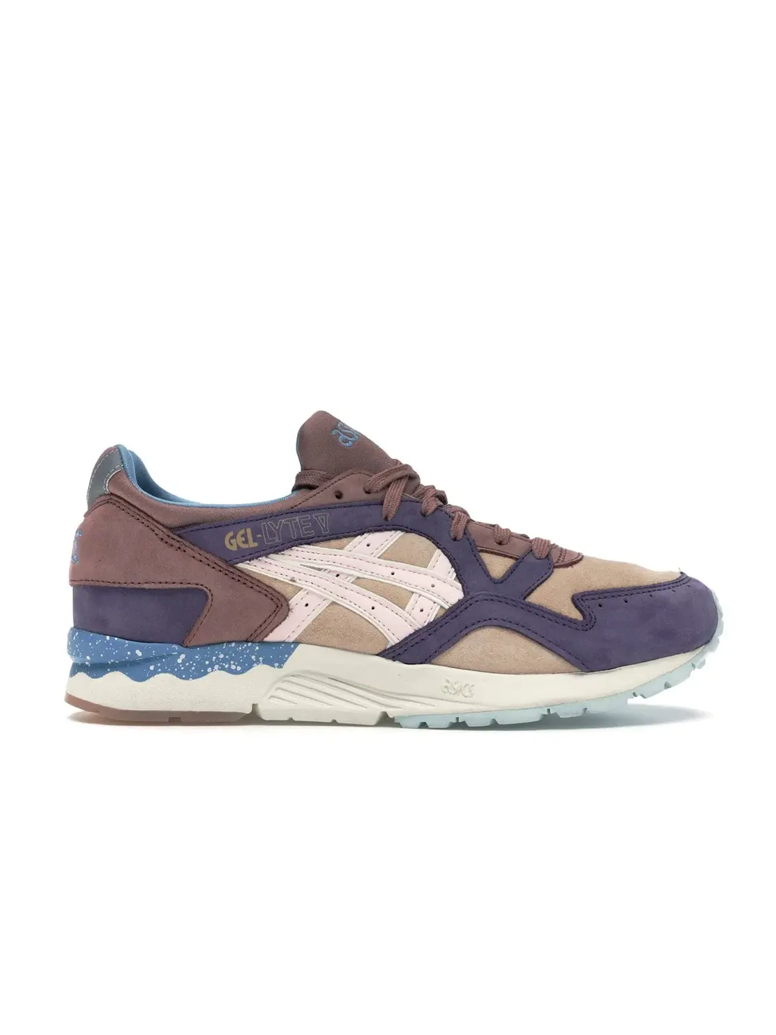 Мужские кроссовки Lifestyle ASICS Gel-Lyte V Offspring x Onitsuka Tiger Desert — изображение 1 из 4, бежевый/розовый