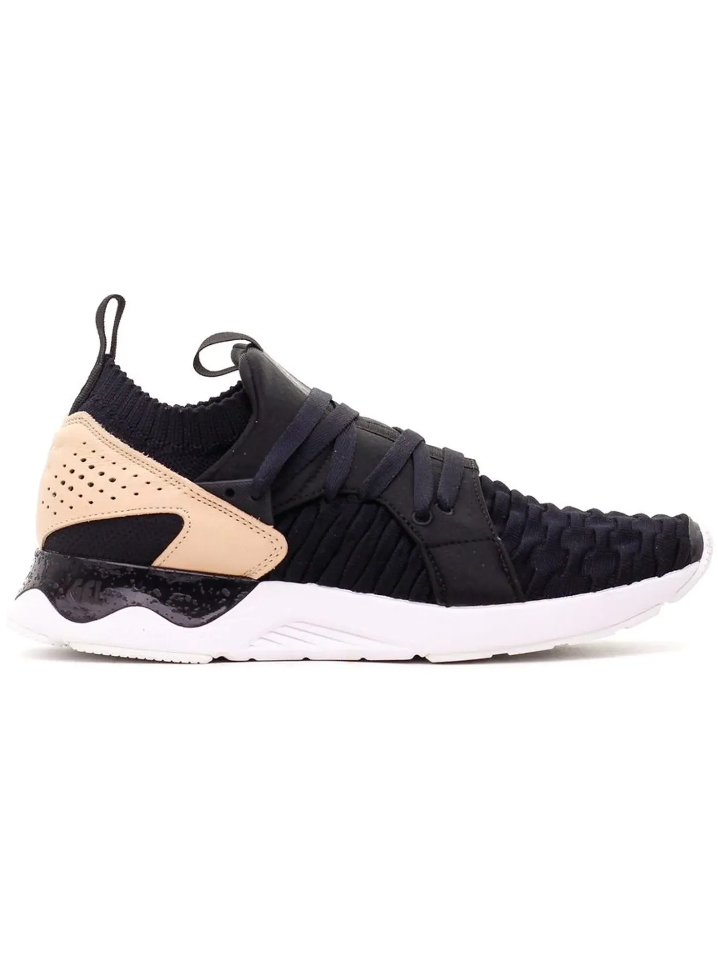 Мужские кроссовки с вязаным верхом ASICS Gel-Lyte V ASICS — изображение 1 из 1, черный/черный