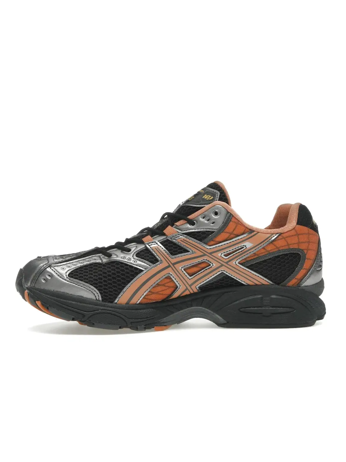 Мужские кроссовки Lifestyle ASICS Gel-Nimbus 10.1 — изображение 3 из 4, черный/оранжевый
