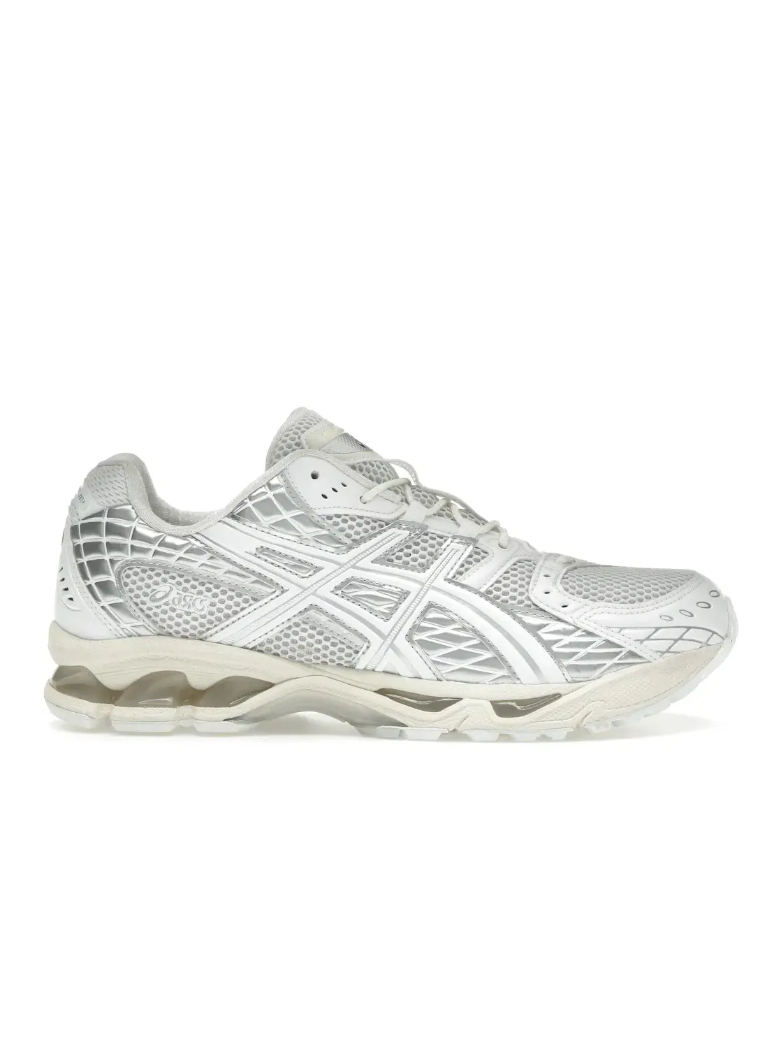 Мужские кроссовки с современной амортизацией ASICS Gel-Nimbus 10.1 — изображение 1 из 4, белый/серебристый