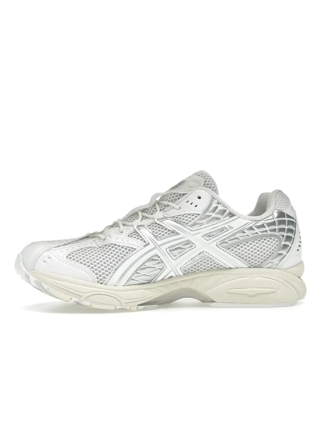 Мужские кроссовки с современной амортизацией ASICS Gel-Nimbus 10.1 — изображение 3 из 4, белый/серебристый
