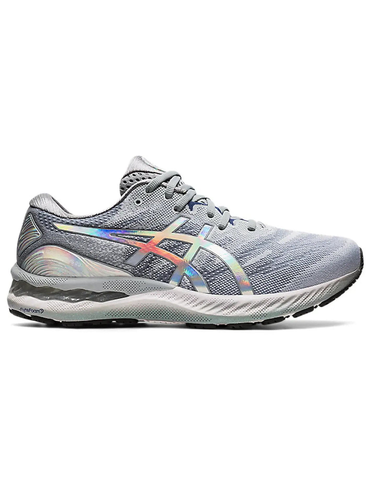 Мужские кроссовки для бега ASICS Gel-Nimbus 23 — изображение 1 из 1, серый/белый