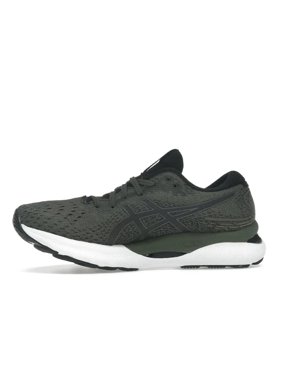 Мужские кроссовки для бега ASICS Gel-Nimbus 24 — изображение 3 из 4, оливковый
