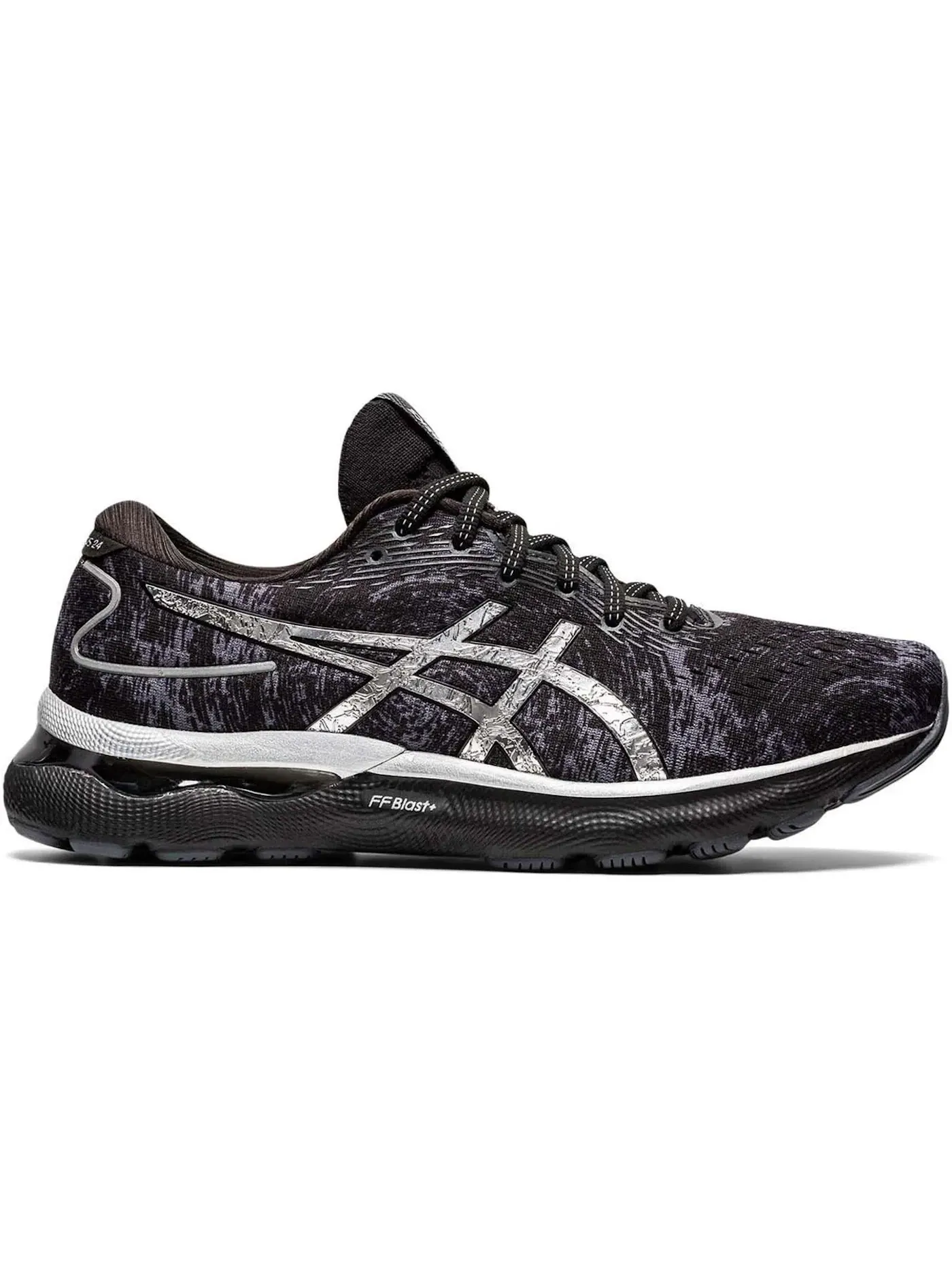 Мужские кроссовки для бега ASICS Gel-Nimbus 24 — изображение 1 из 1, серый/серебристый