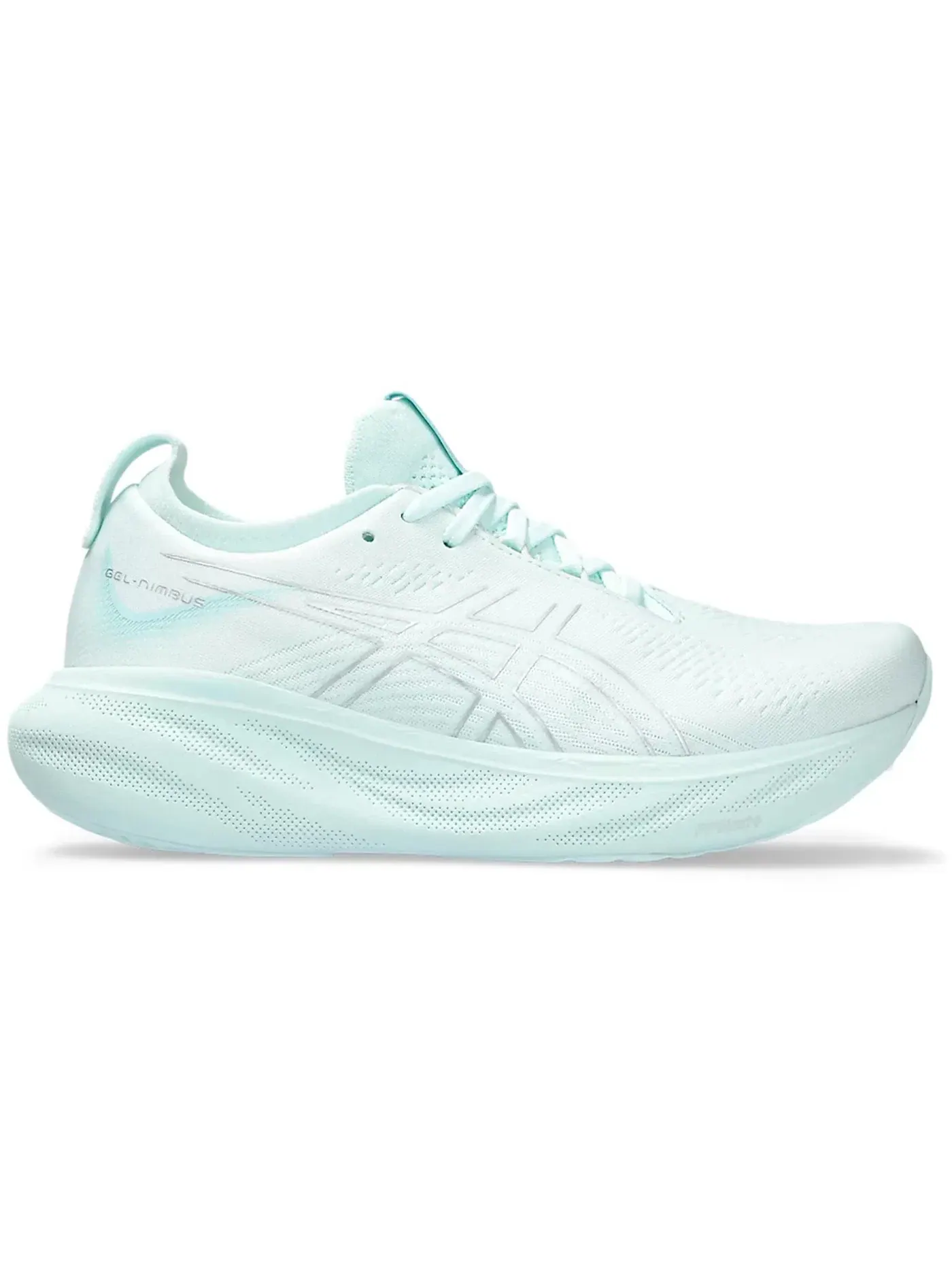 Женские кроссовки для бега ASICS Gel-Nimbus 25 — изображение 1 из 1, серебристый