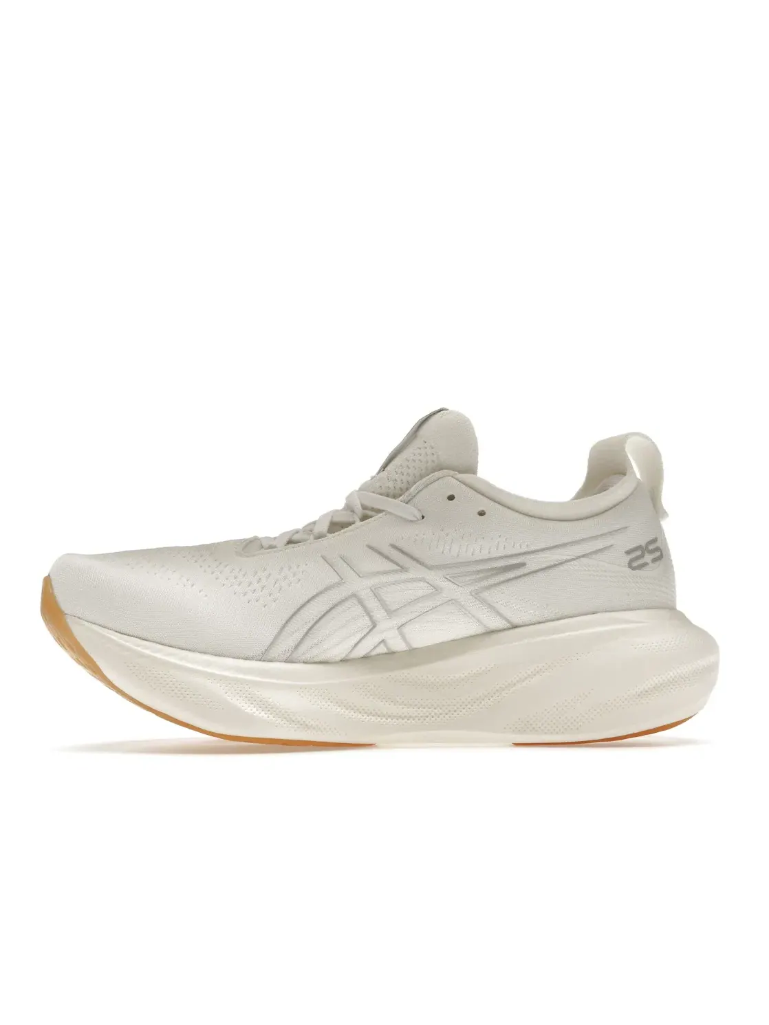 Мужские кроссовки для бега ASICS Gel-Nimbus 25 — изображение 3 из 4, белый