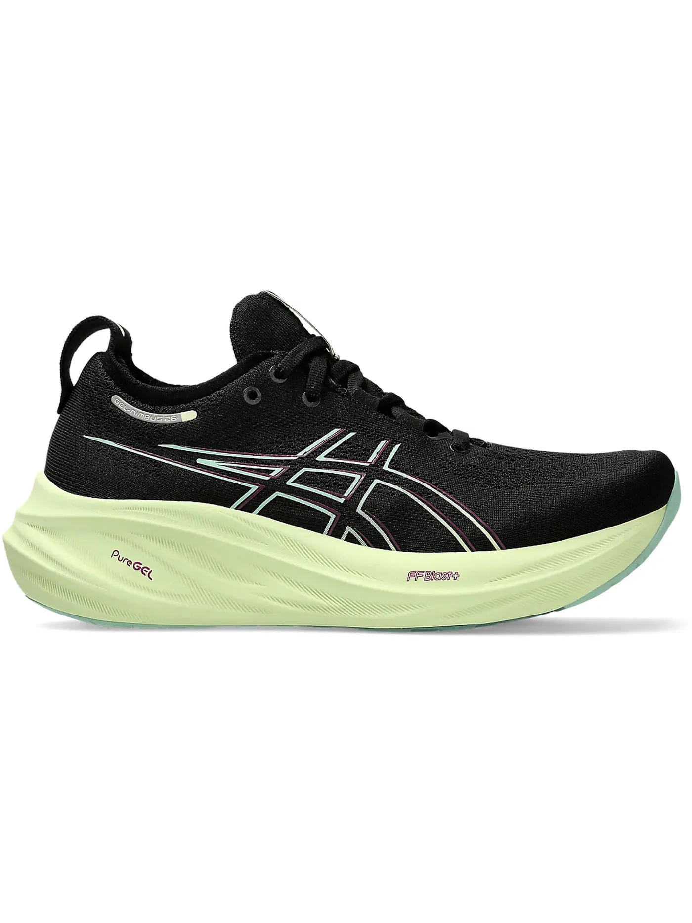 Женские кроссовки с гелевой амортизацией ASICS Gel-Nimbus 26 — изображение 1 из 1, черный