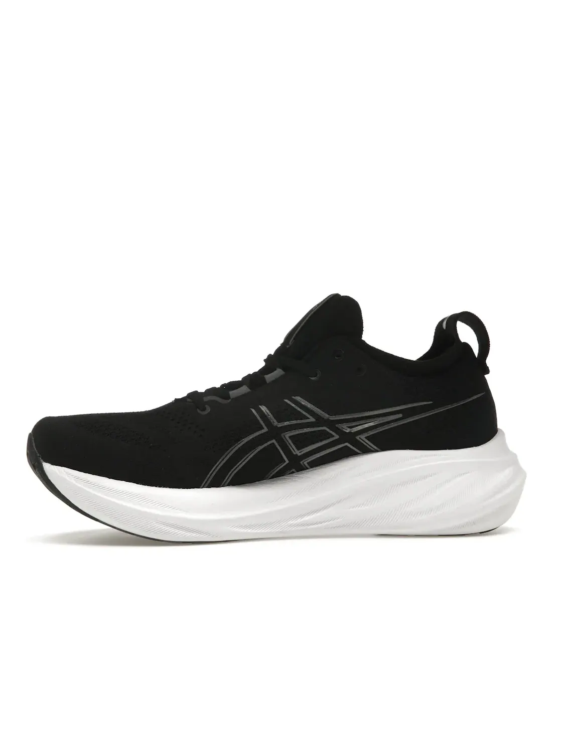 Мужские кроссовки для бега ASICS Gel-Nimbus 26 — изображение 3 из 4, черный/графитовый серый