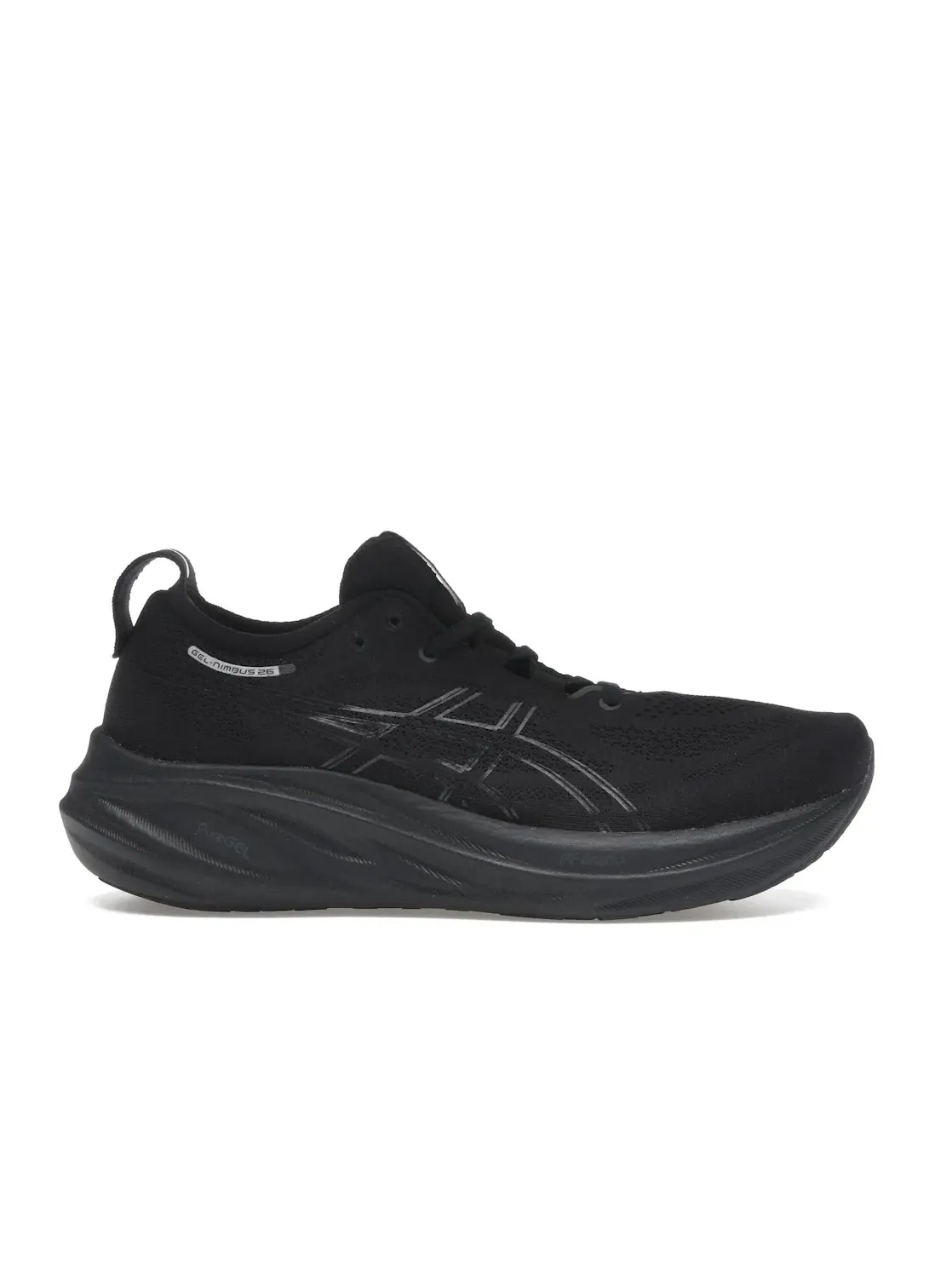 Женские кроссовки для бега ASICS Gel-Nimbus 26 — изображение 1 из 4, черный/черный
