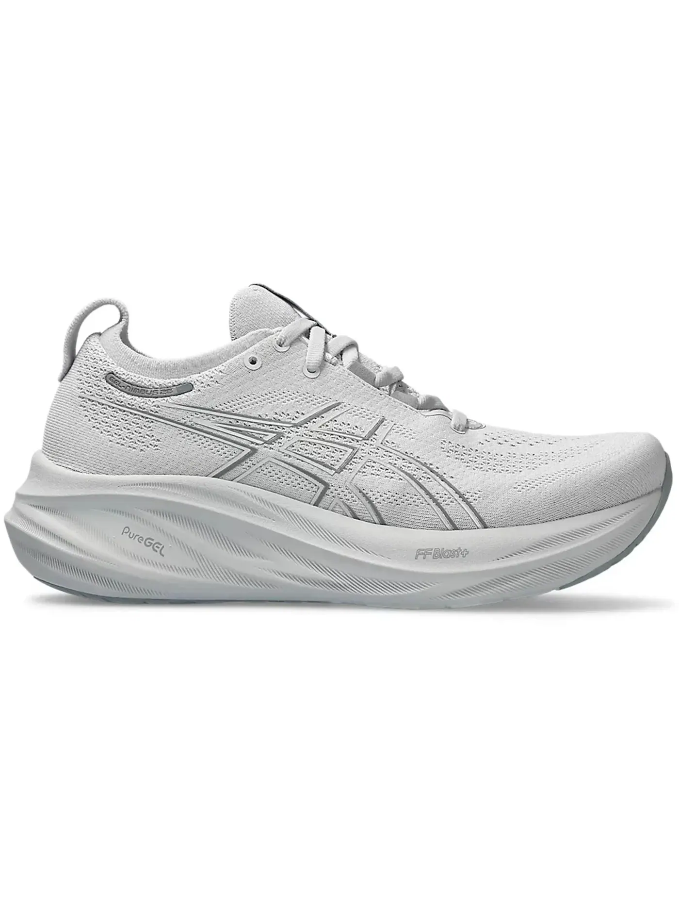 Женские кроссовки для бега ASICS Gel-Nimbus 26 — изображение 1 из 1, серебристый
