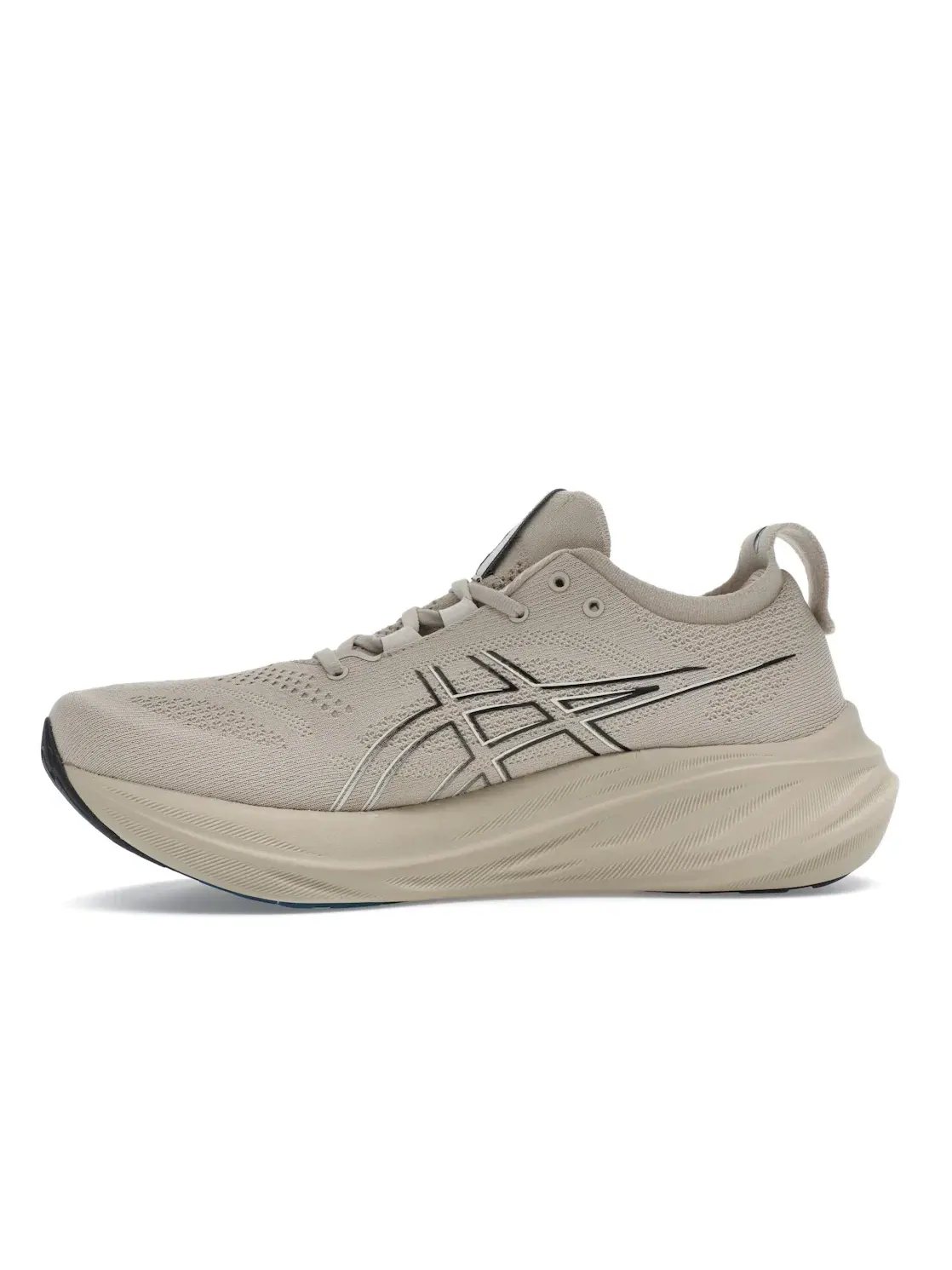Мужские кроссовки для бега с сетчатым верхом ASICS Gel-Nimbus 26 — изображение 3 из 4, серый черный