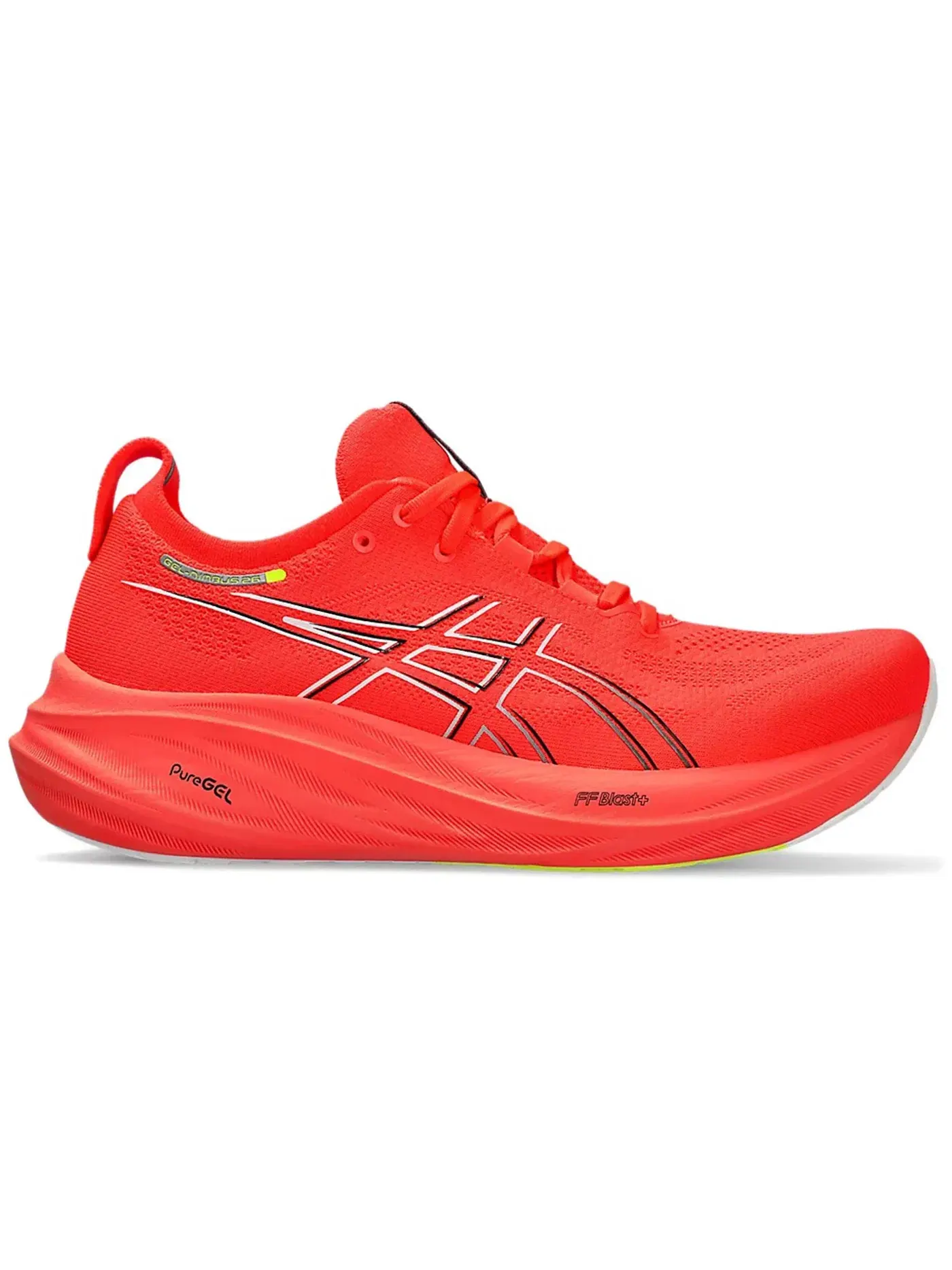 Мужские кроссовки для бега ASICS Gel-Nimbus 26 — изображение 1 из 1, красный/черный