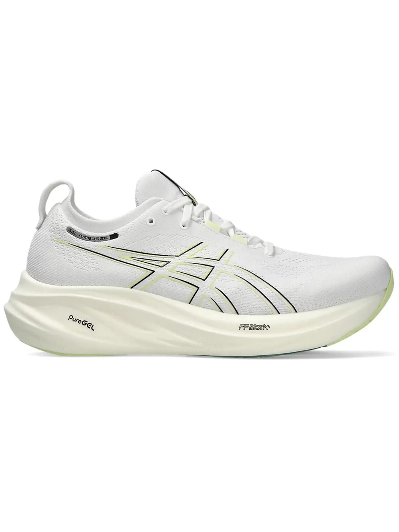 Мужские кроссовки для бега ASICS Gel-Nimbus 26 — изображение 1 из 1, белый