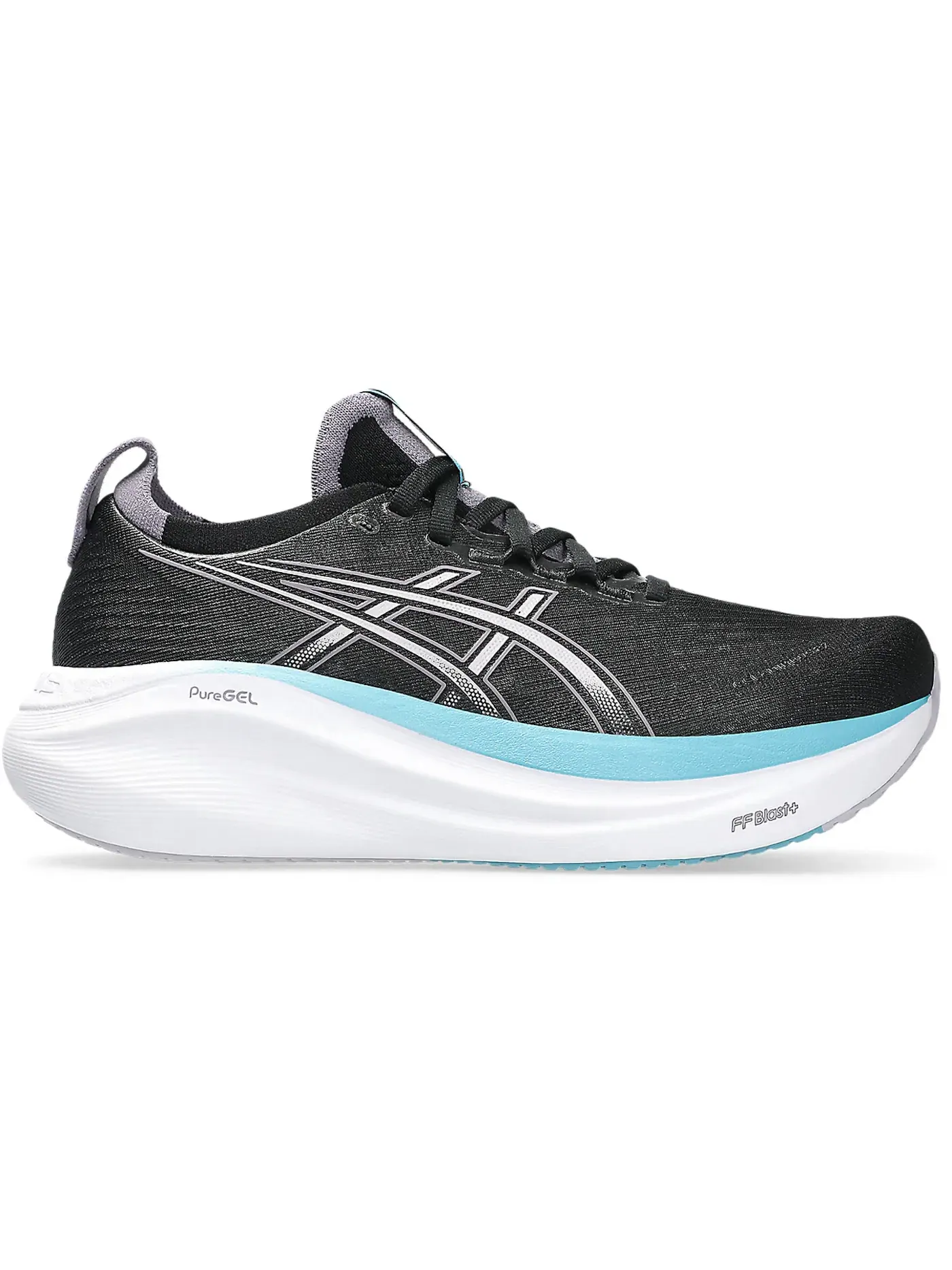 Женские кроссовки для бега ASICS Gel-Nimbus 27 — изображение 1 из 1, черный фиолетовый