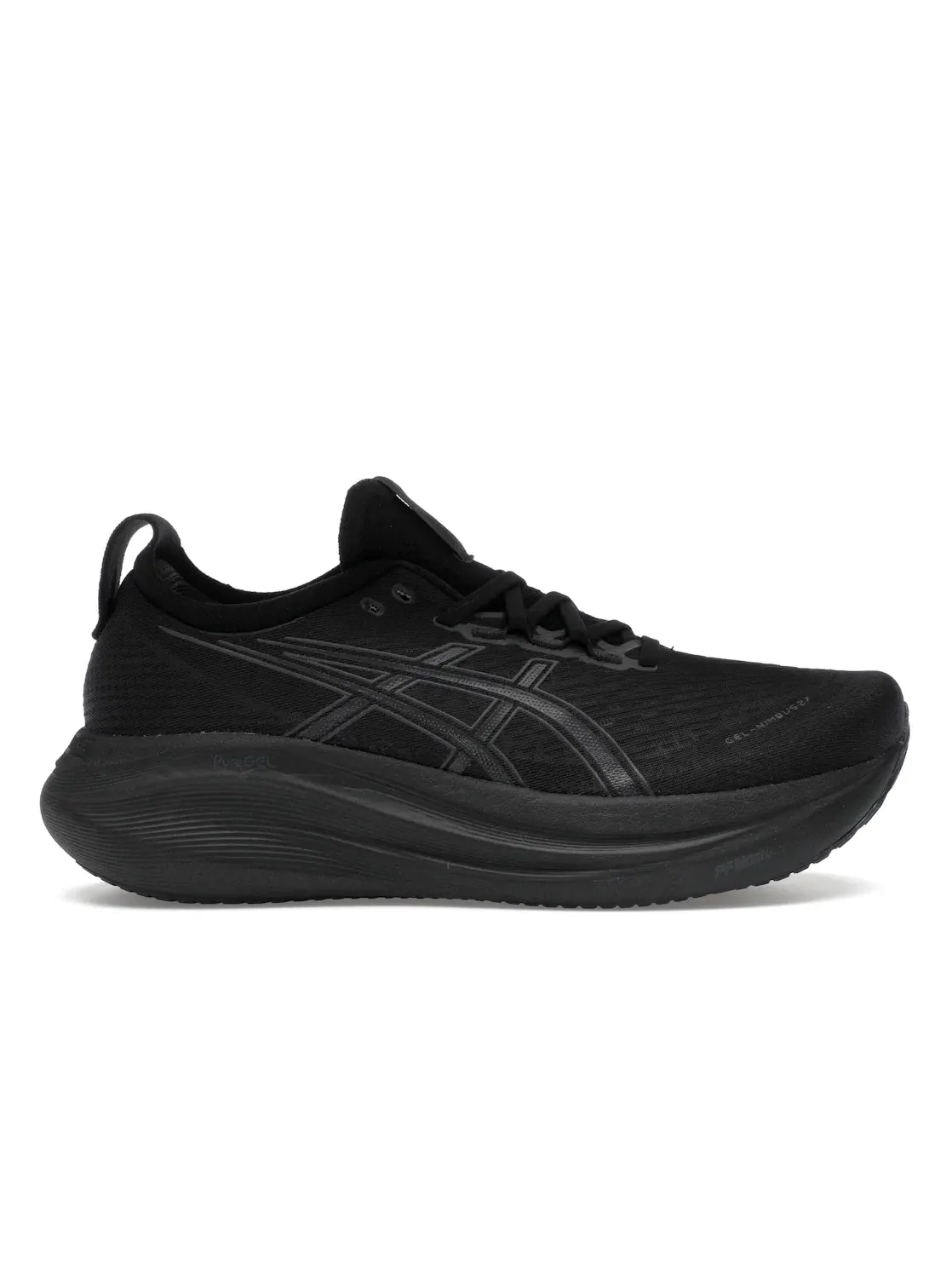 Мужские кроссовки для бега ASICS Gel-Nimbus 27 — изображение 1 из 4, черный/графитовый серый