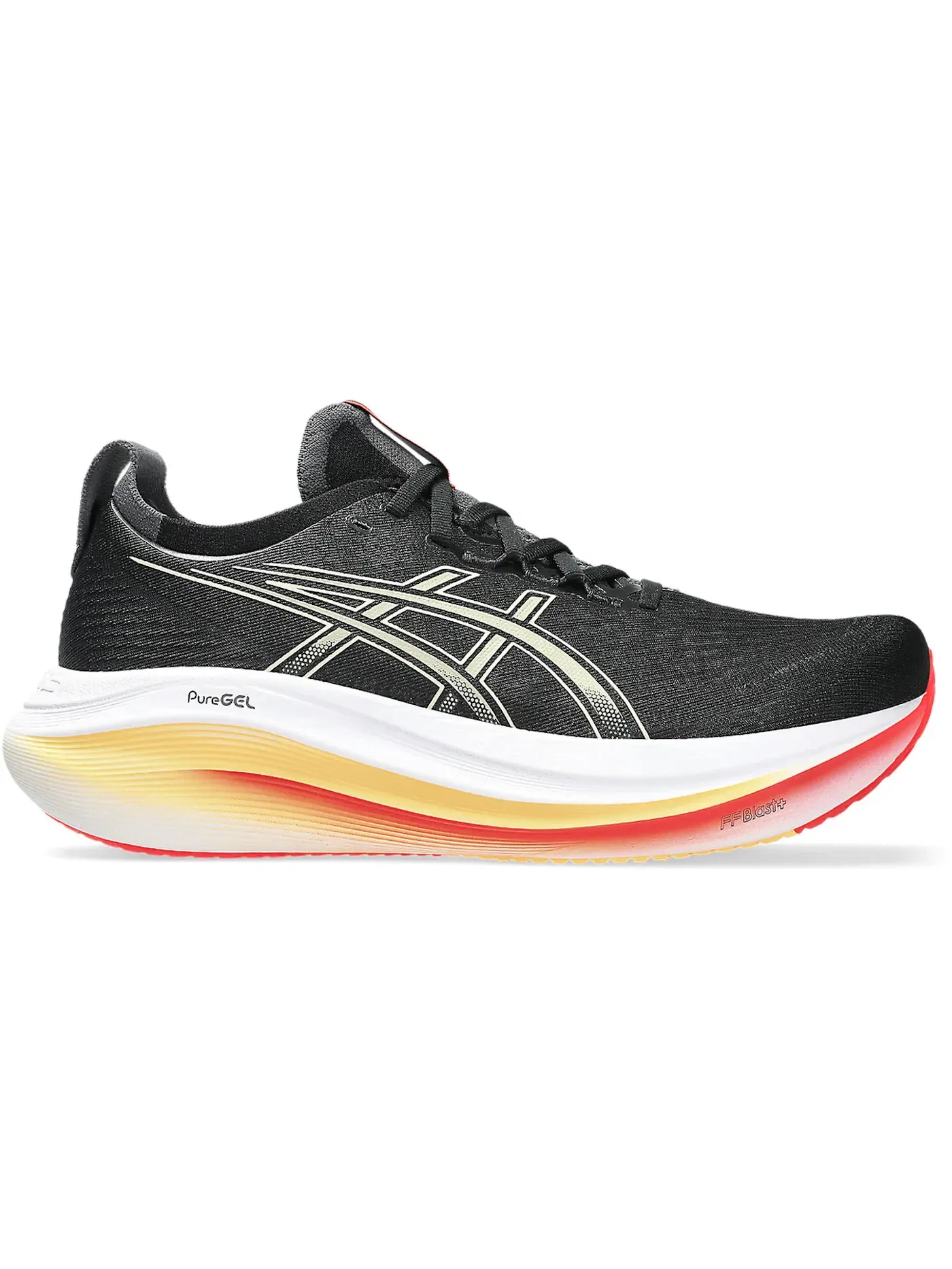 Мужские кроссовки для бега ASICS Gel-Nimbus 27 — изображение 1 из 1, черный/хаки