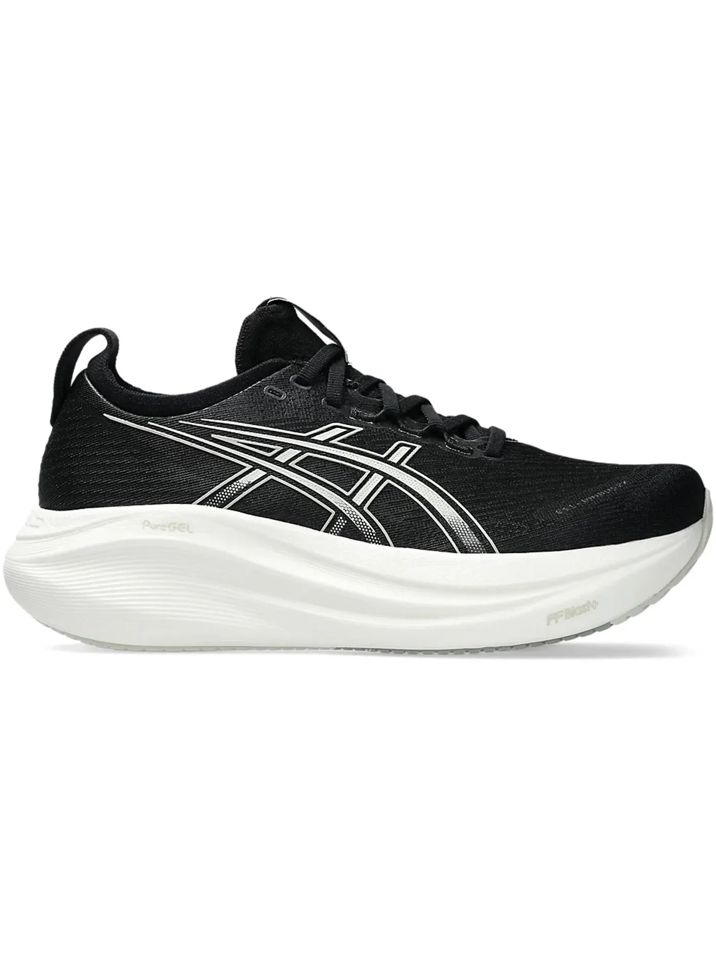 Женские кроссовки для бега ASICS Gel-Nimbus 27 — изображение 1 из 1, черный/серый