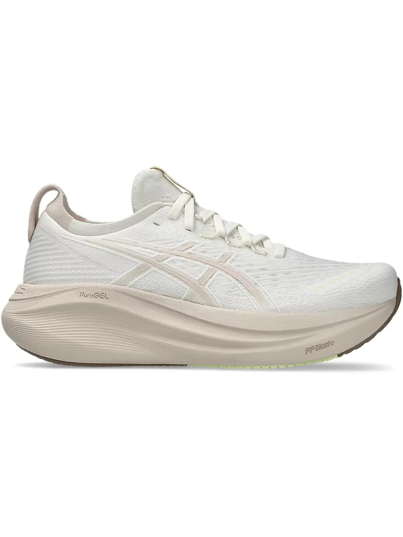 Женские кроссовки с амортизацией Gel-Nimbus 27 ASICS — изображение 1 из 1, кремовый бежевый