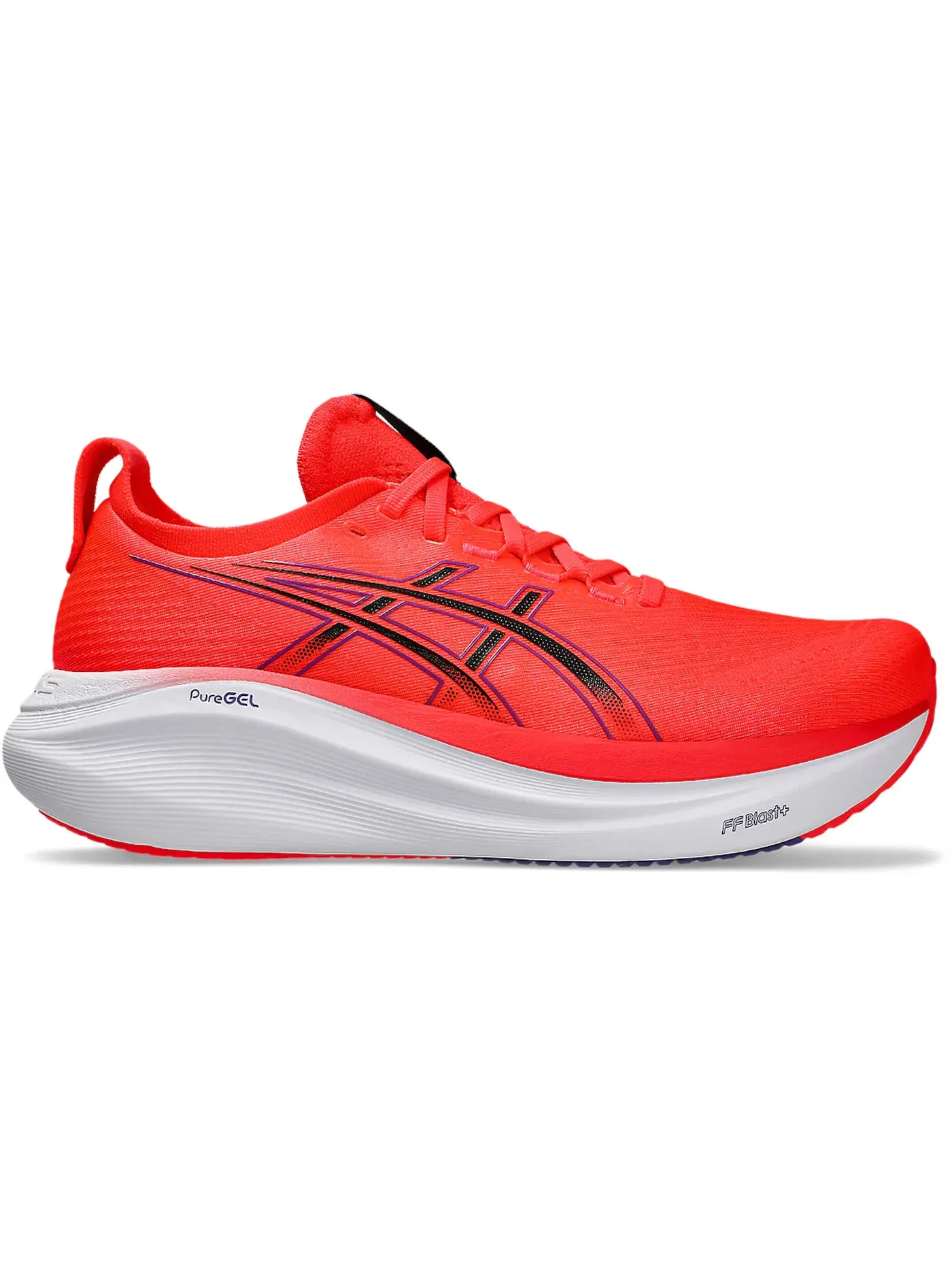 Мужские кроссовки для бега ASICS Gel-Nimbus 27 — изображение 1 из 1, красный черный
