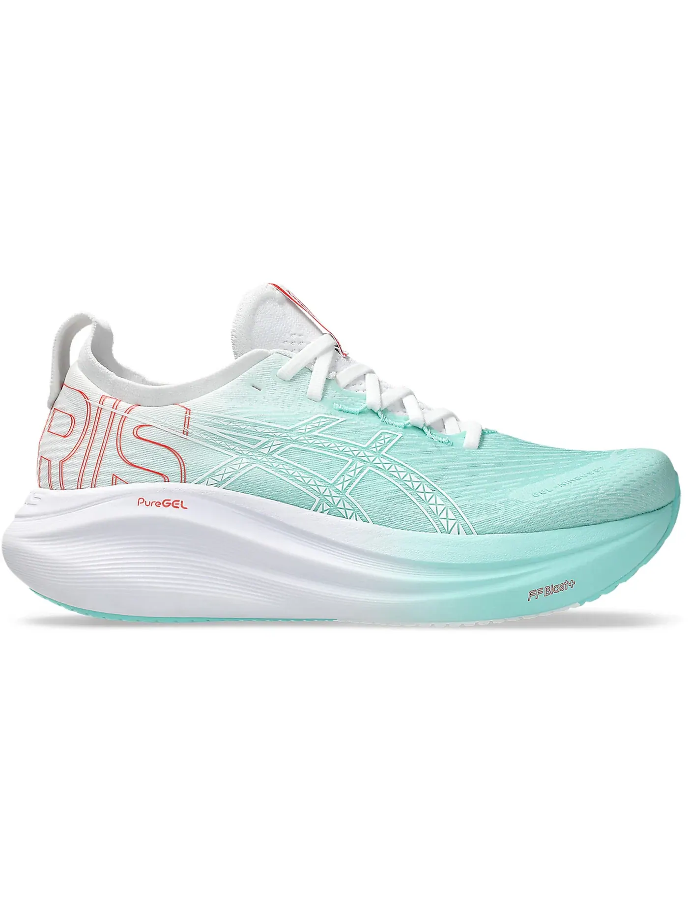 Мужские кроссовки для бега ASICS Gel-Nimbus 27 — изображение 1 из 1, белый