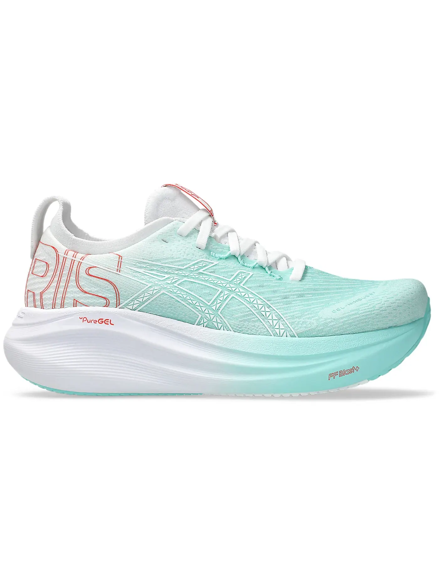 Женские кроссовки для бега ASICS Gel-Nimbus 27 — изображение 1 из 1, белый