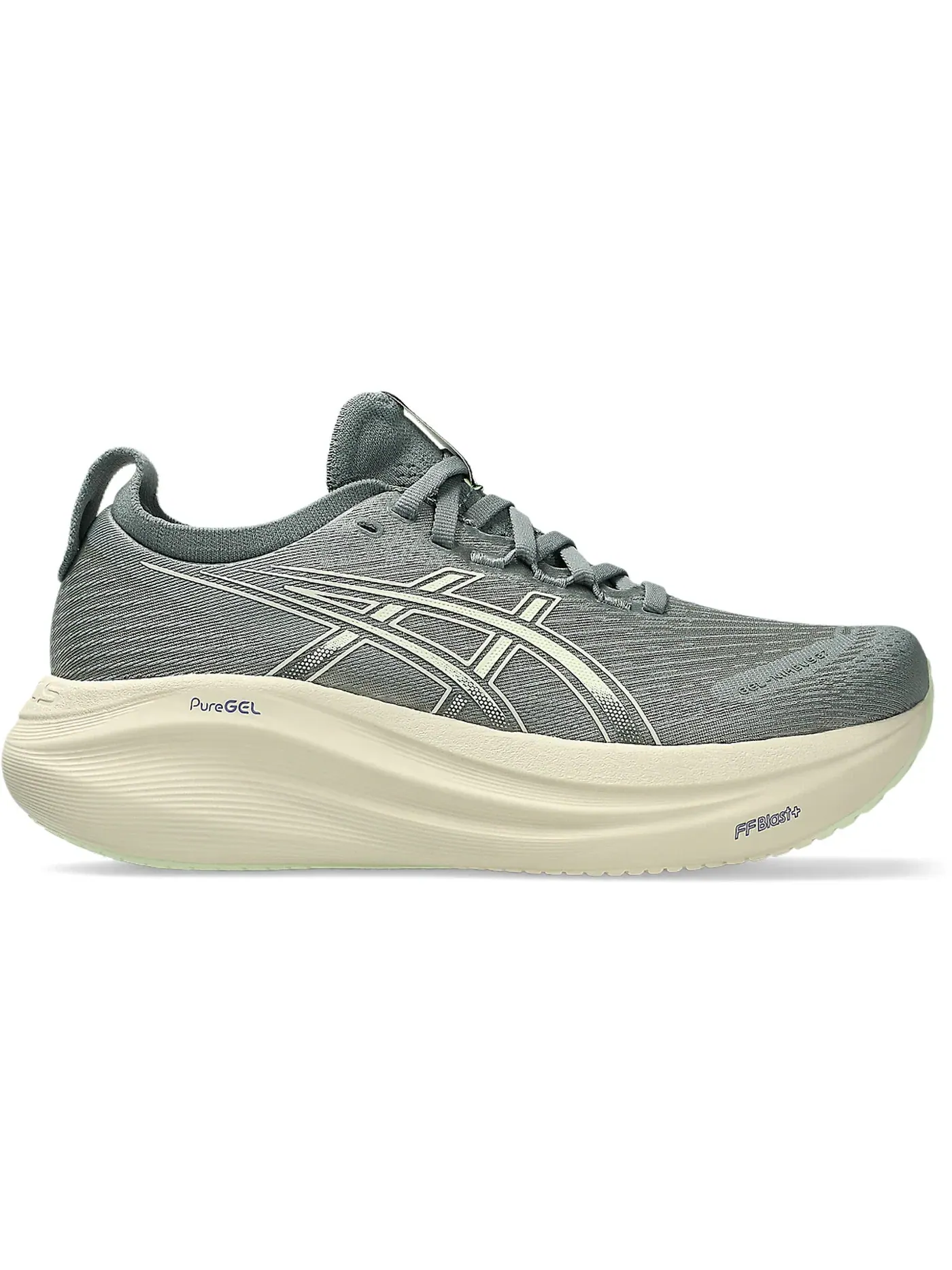 Женские кроссовки для бега ASICS Gel-Nimbus 27 — изображение 1 из 1, синий зеленый
