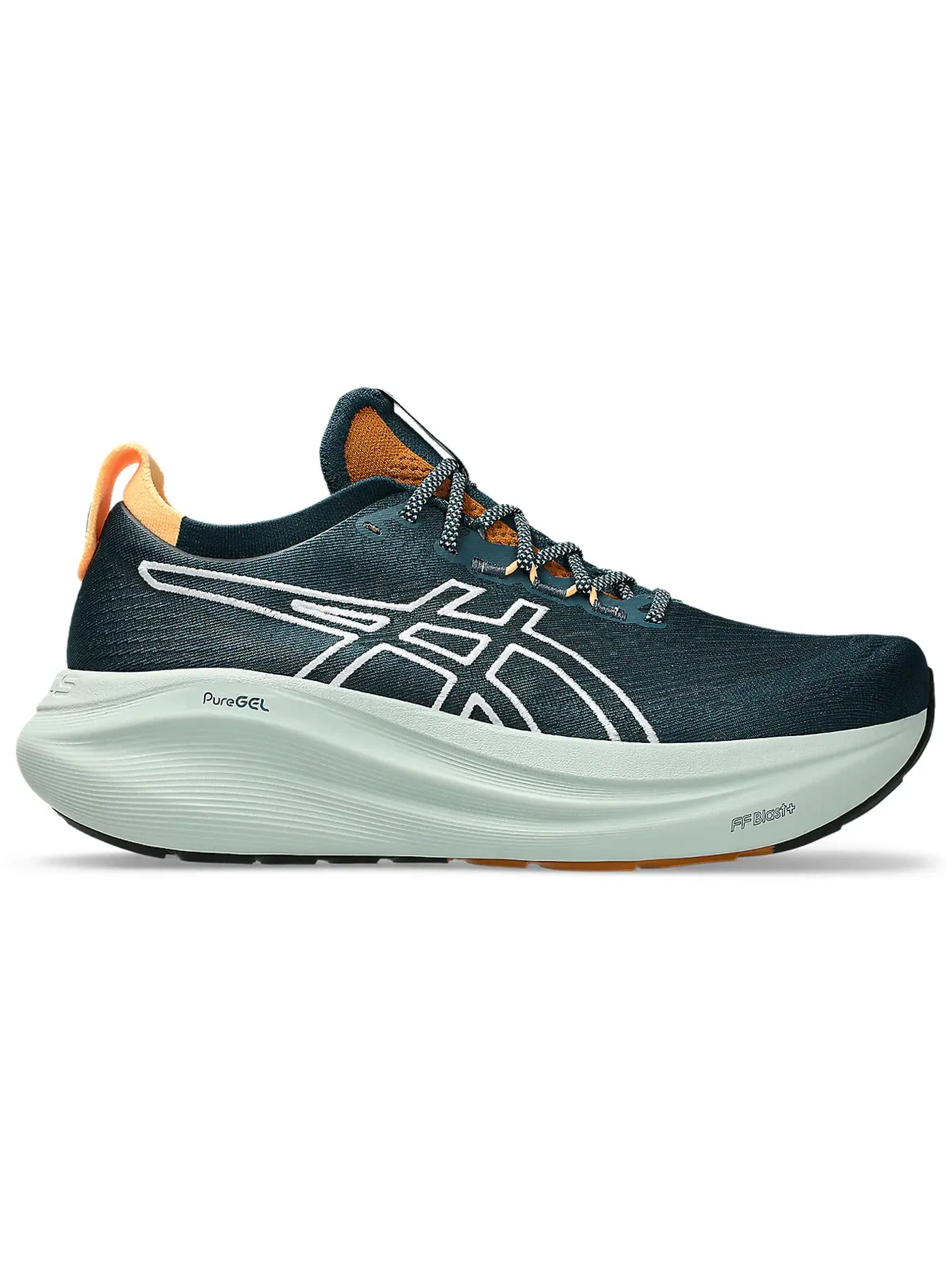 Мужские кроссовки для бега ASICS Gel-Nimbus 27 TR, Nature Bathing Tranquil Teal — изображение 1 из 1