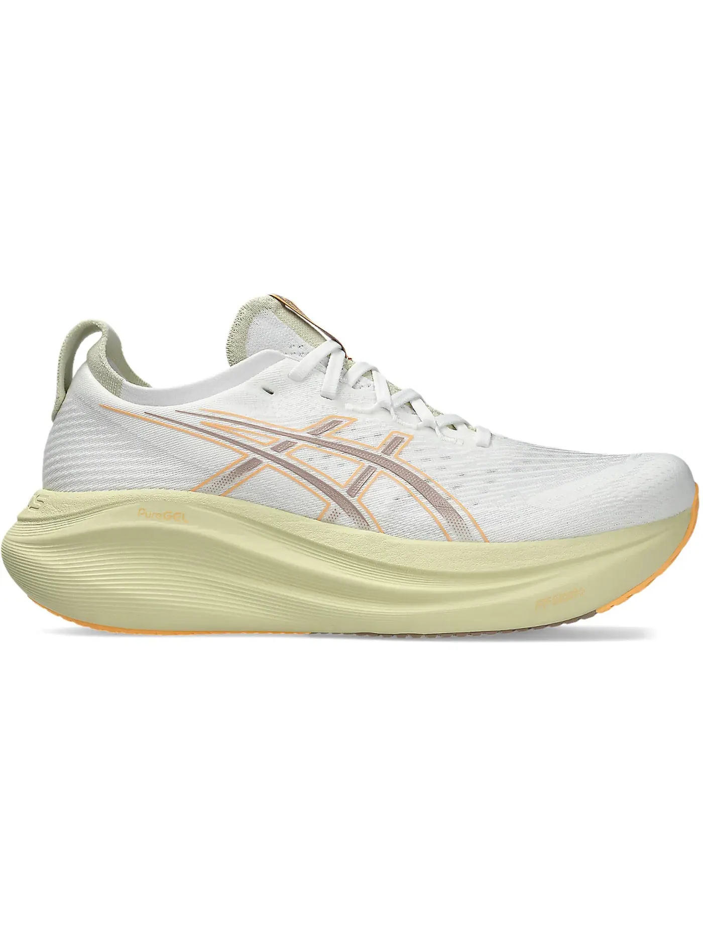 Мужские кроссовки для бега ASICS Gel-Nimbus 27 — изображение 1 из 1, белый