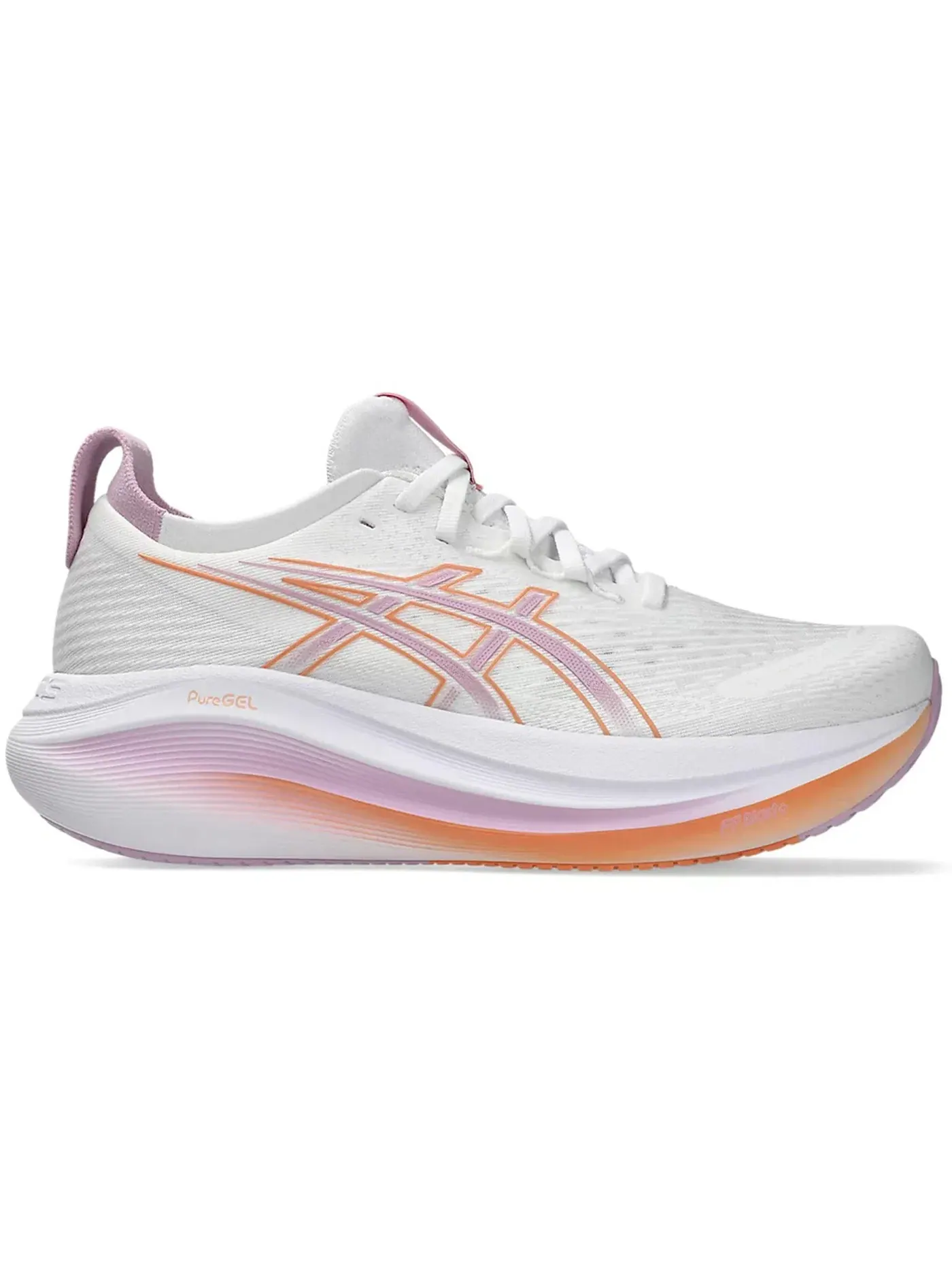 Женские кроссовки для бега ASICS Gel-Nimbus 27 — изображение 1 из 1, белый/светлый