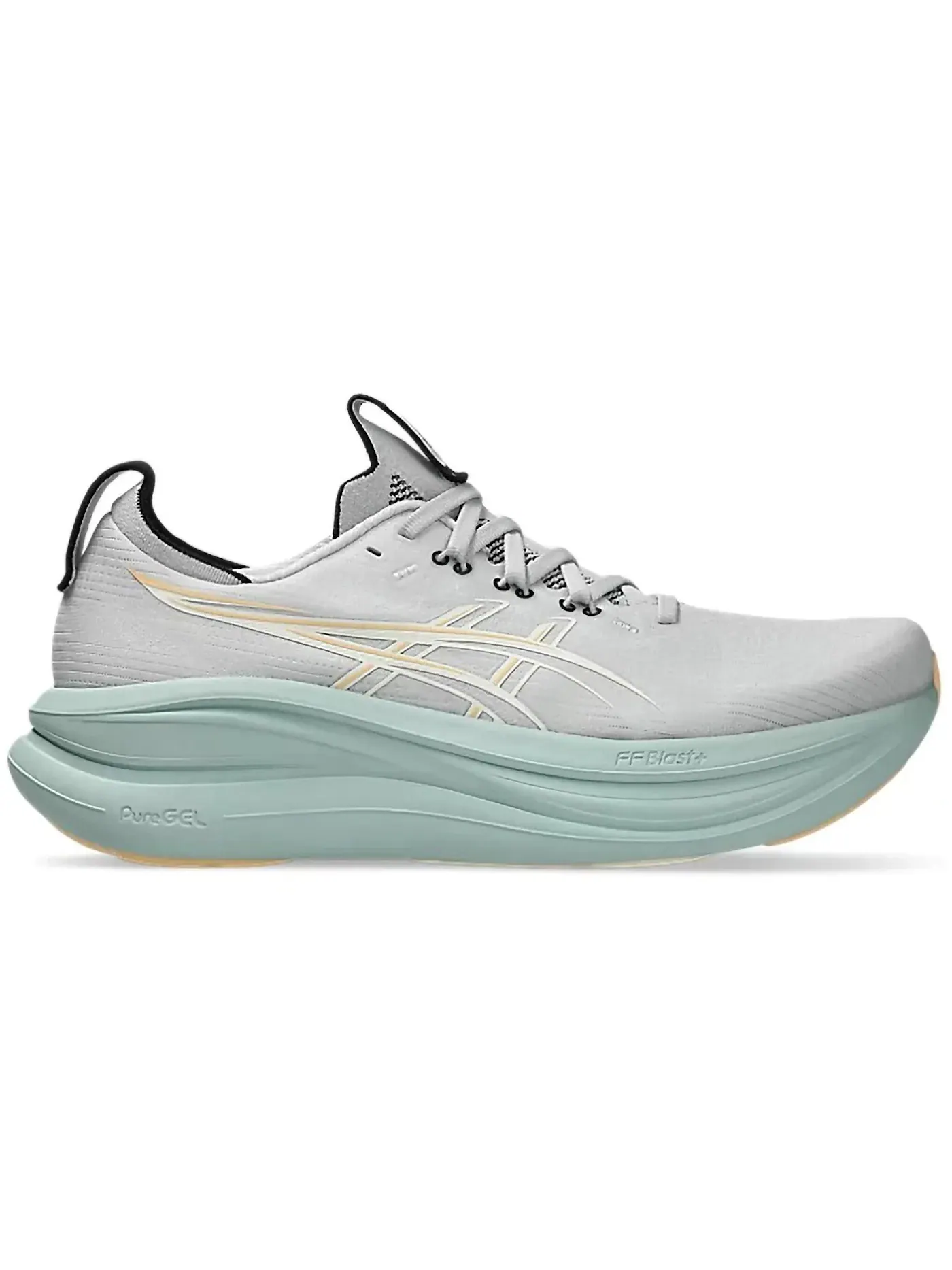 Мужские кроссовки для бега ASICS Gel-Nimbus 28 — изображение 1 из 1, серый/кремовый