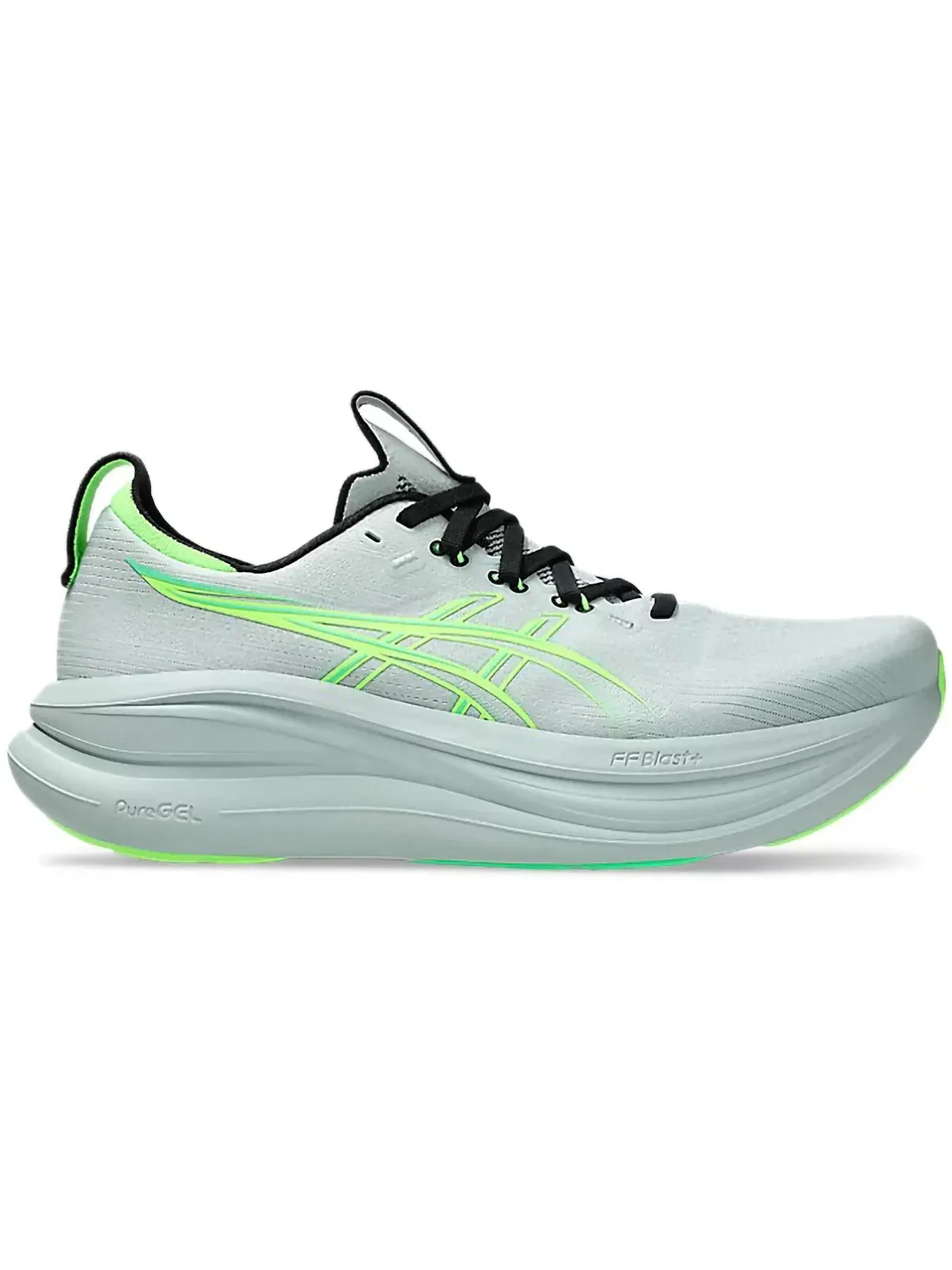 Мужские кроссовки для бега ASICS Gel-Nimbus 28 — изображение 1 из 1, зеленый