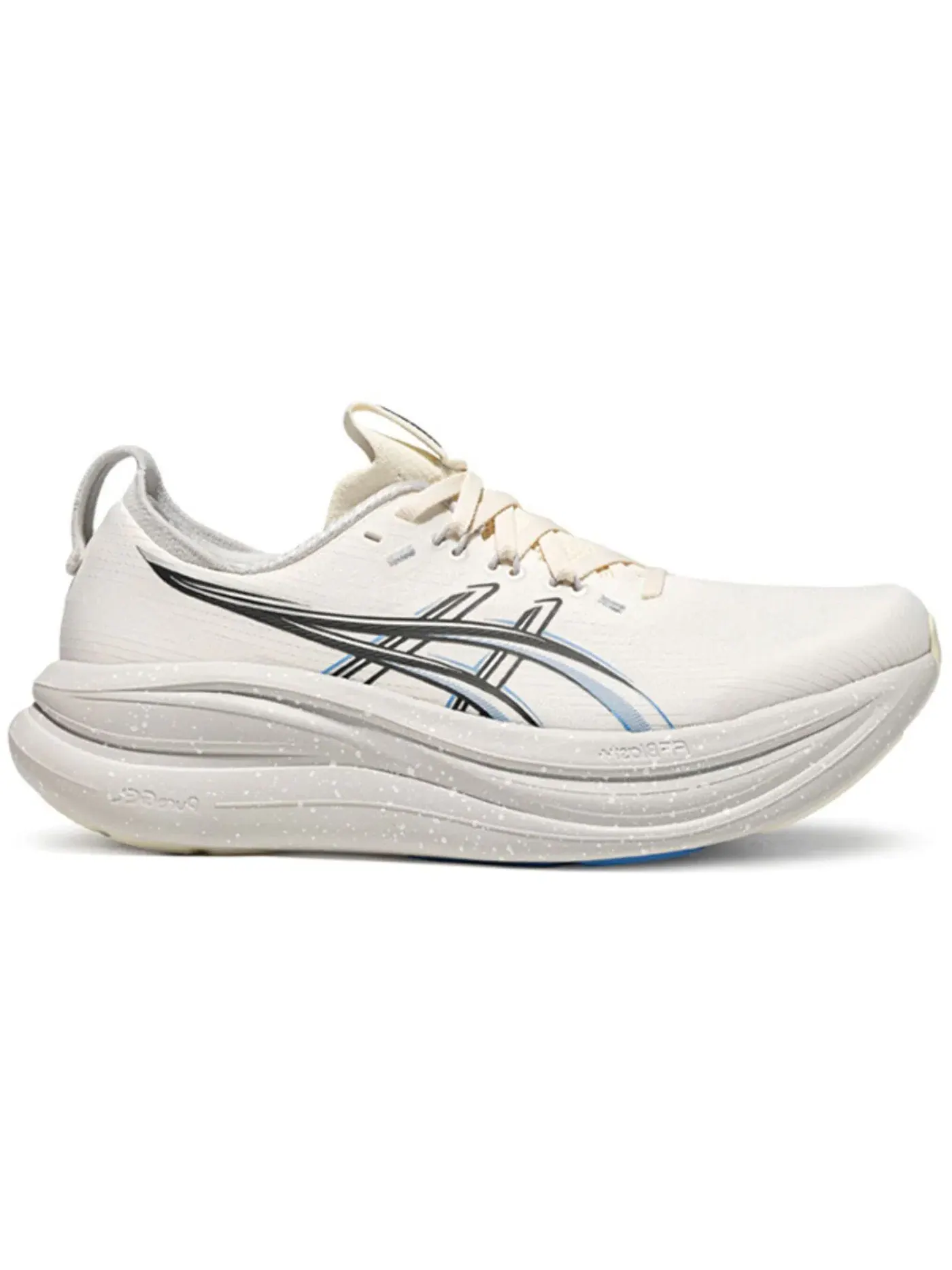 Мужские кроссовки для бега ASICS Gel-Nimbus 28 — изображение 1 из 1, кремовый/черный
