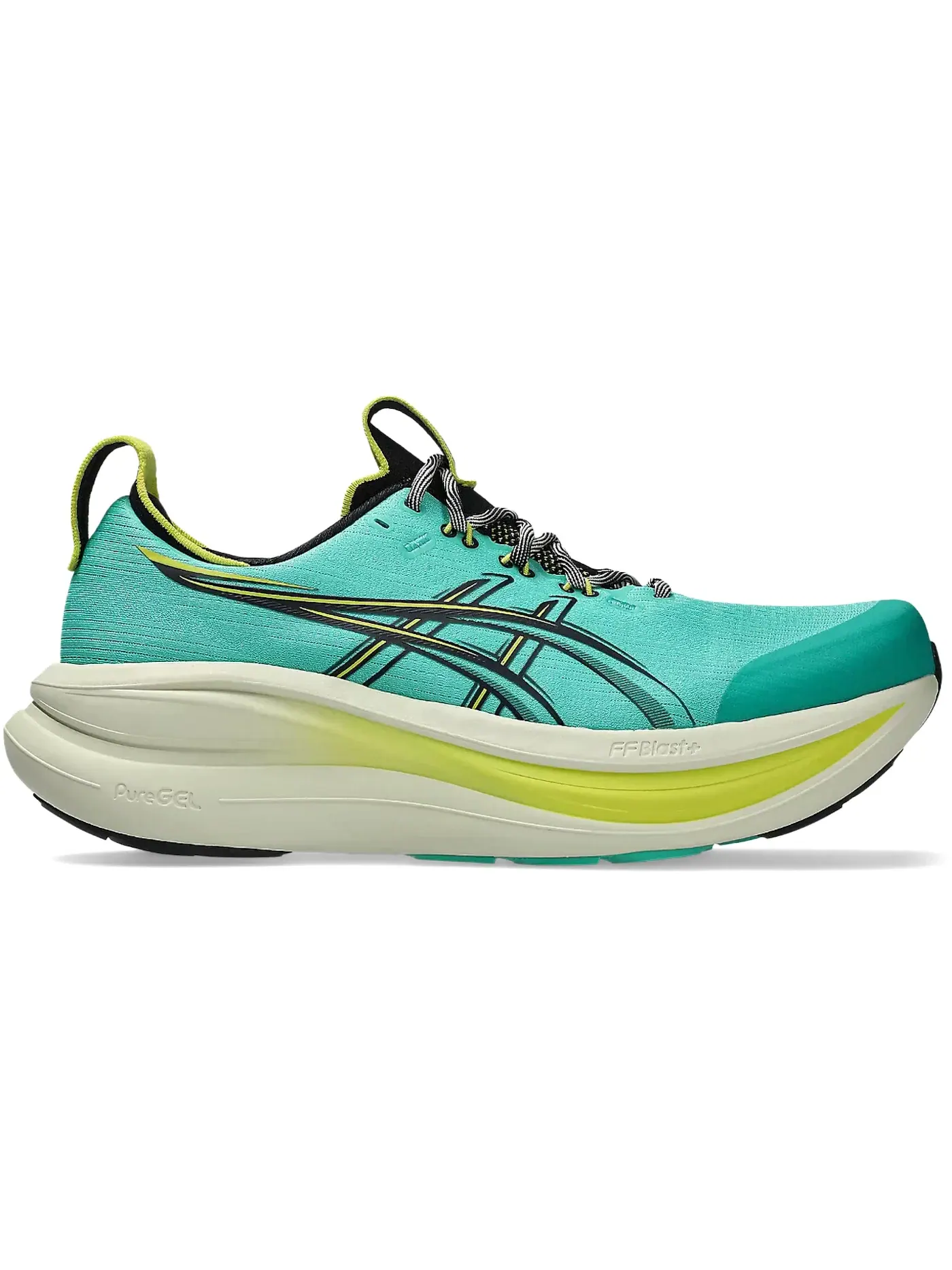 Мужские кроссовки для бега ASICS Gel-Nimbus 28 TR — изображение 1 из 1, зеленый/черный