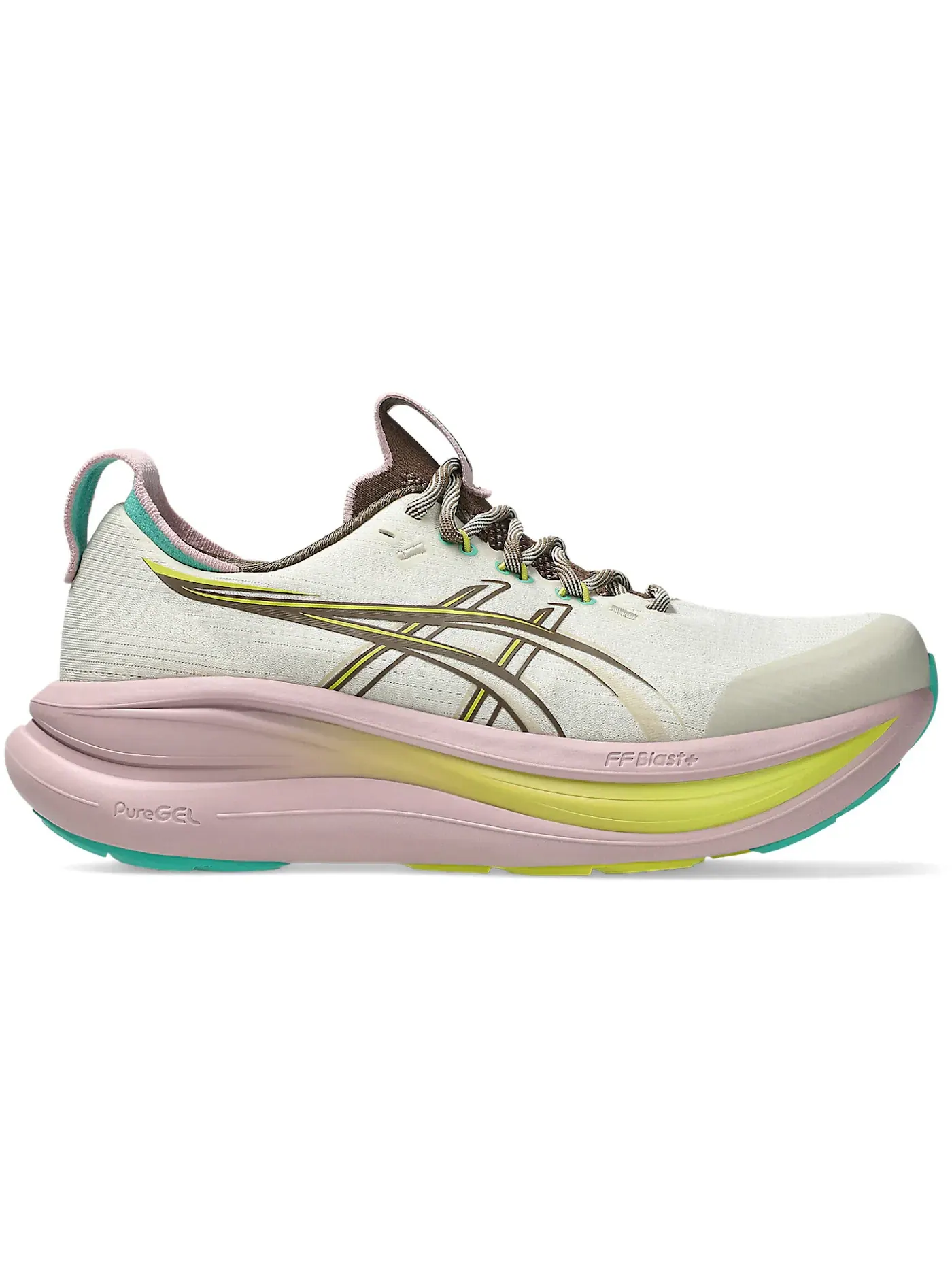 Женские кроссовки для бега ASICS Gel-Nimbus 28 TR, Light Dust/Clay Canyon — изображение 1 из 1