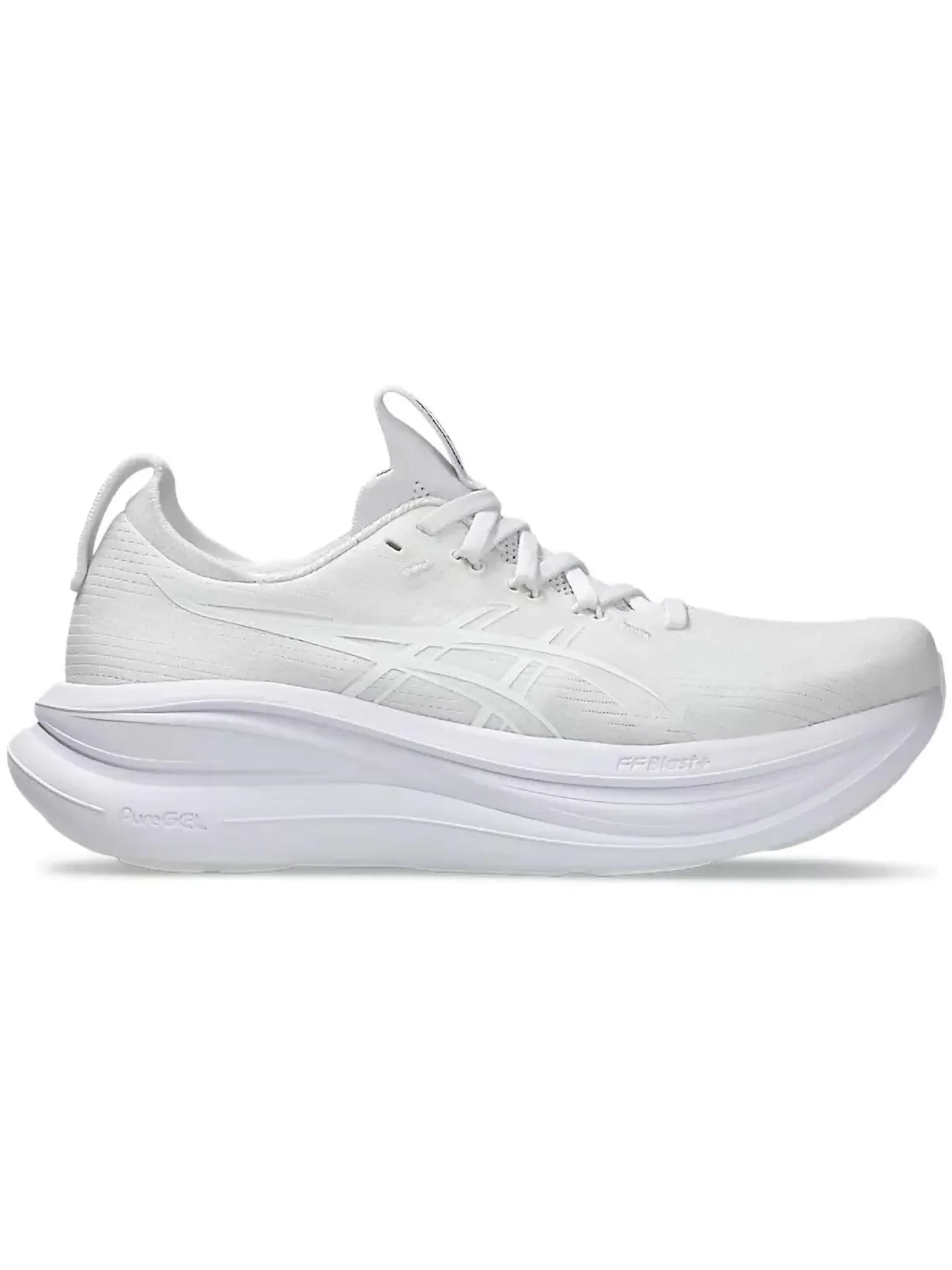 Женские кроссовки для бега ASICS Gel-Nimbus 28 — изображение 1 из 1, белый/белый