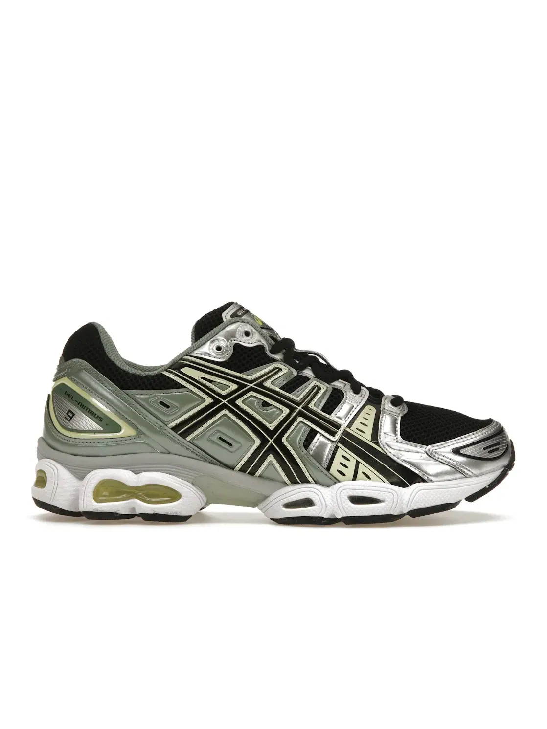 Мужские кроссовки Lifestyle ASICS Gel-Nimbus 9 — изображение 1 из 4, черный/серебристый