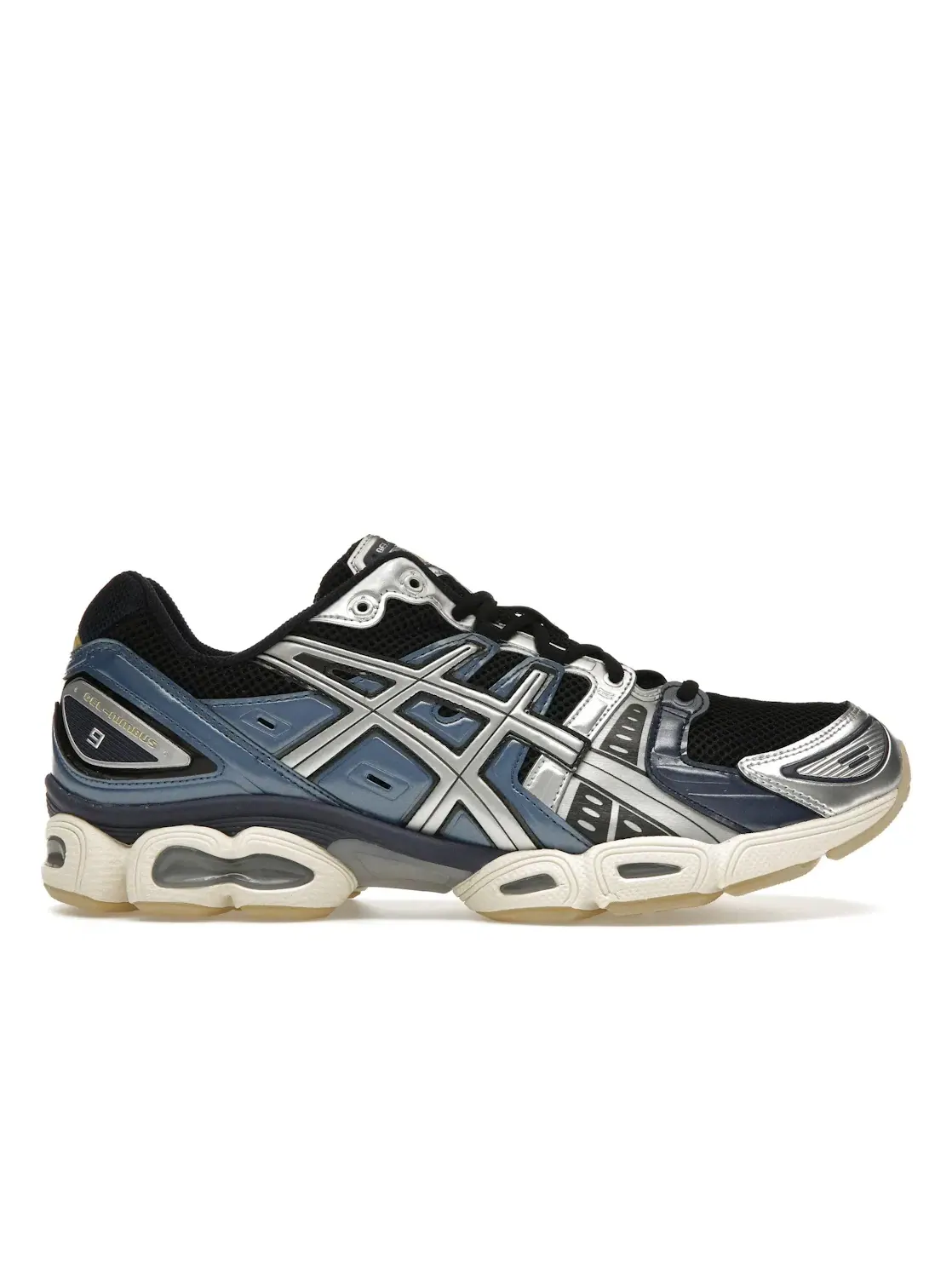 Мужские кроссовки Lifestyle ASICS Gel-Nimbus 9 — изображение 1 из 4, черный/серебристый