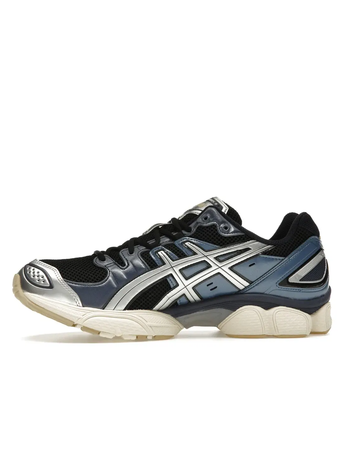 Мужские кроссовки Lifestyle ASICS Gel-Nimbus 9 — изображение 3 из 4, черный/серебристый