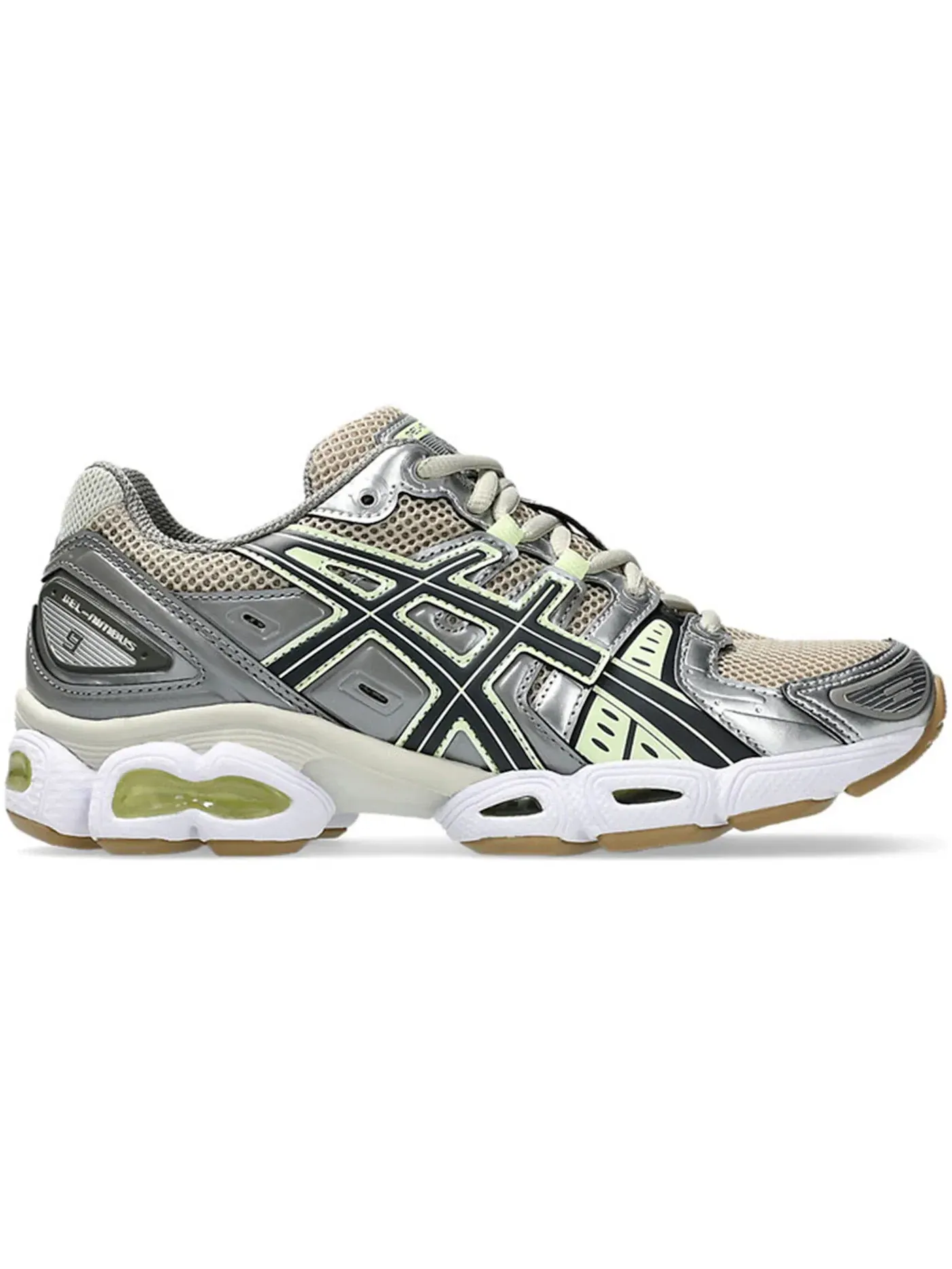 Женские кроссовки Lifestyle ASICS Gel-Nimbus 9 — изображение 1 из 1, серый/серый