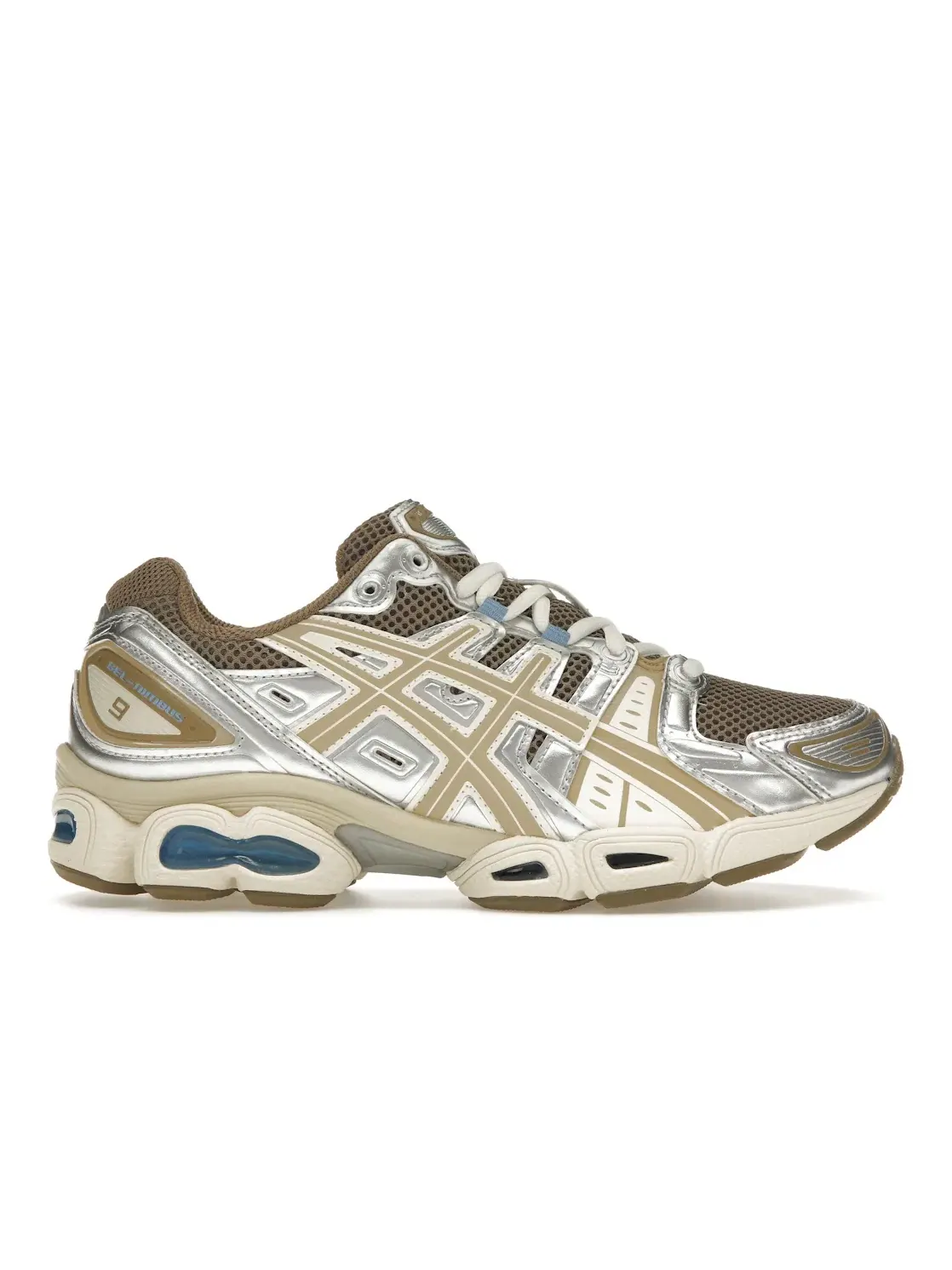 Женские кроссовки Lifestyle ASICS Gel-Nimbus 9 Pepper Wood Crepe — изображение 1 из 4